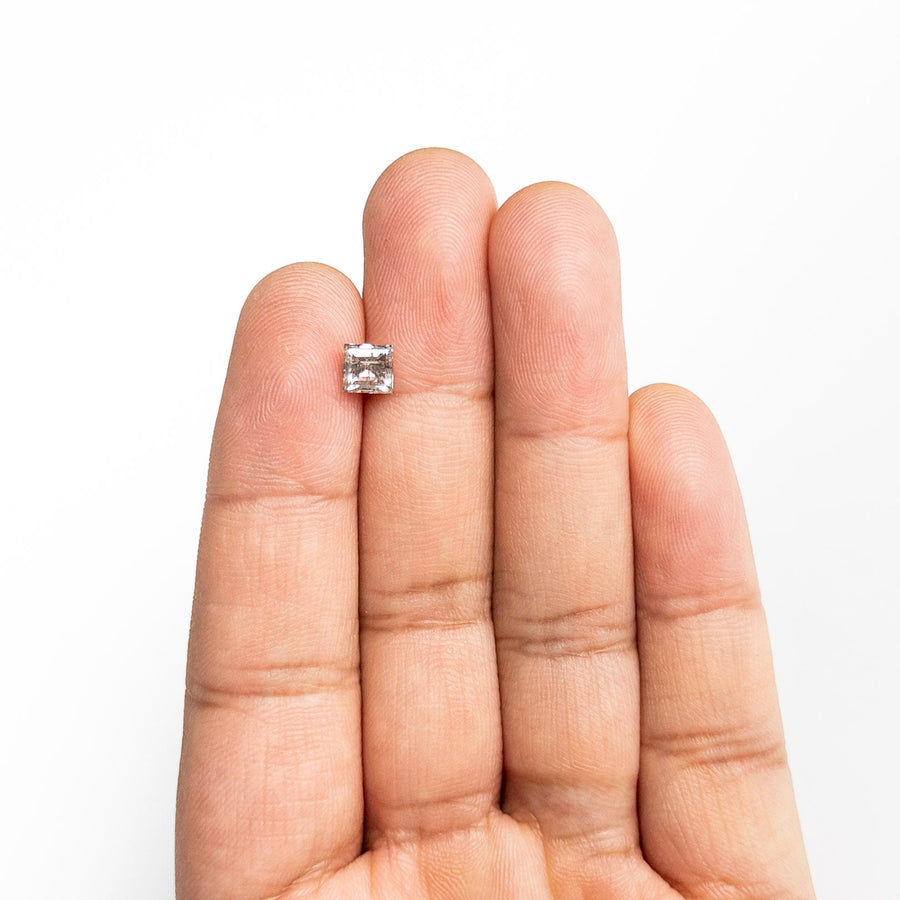 The 0.94ct 5.46x5.25x3.58mm Carré Step Cut 🇨🇦 27690-01 by East London jeweller Rachel Boston | Discover our collections of unique and timeless engagement rings, wedding rings, and modern fine jewellery. - Rachel Boston Jewellery