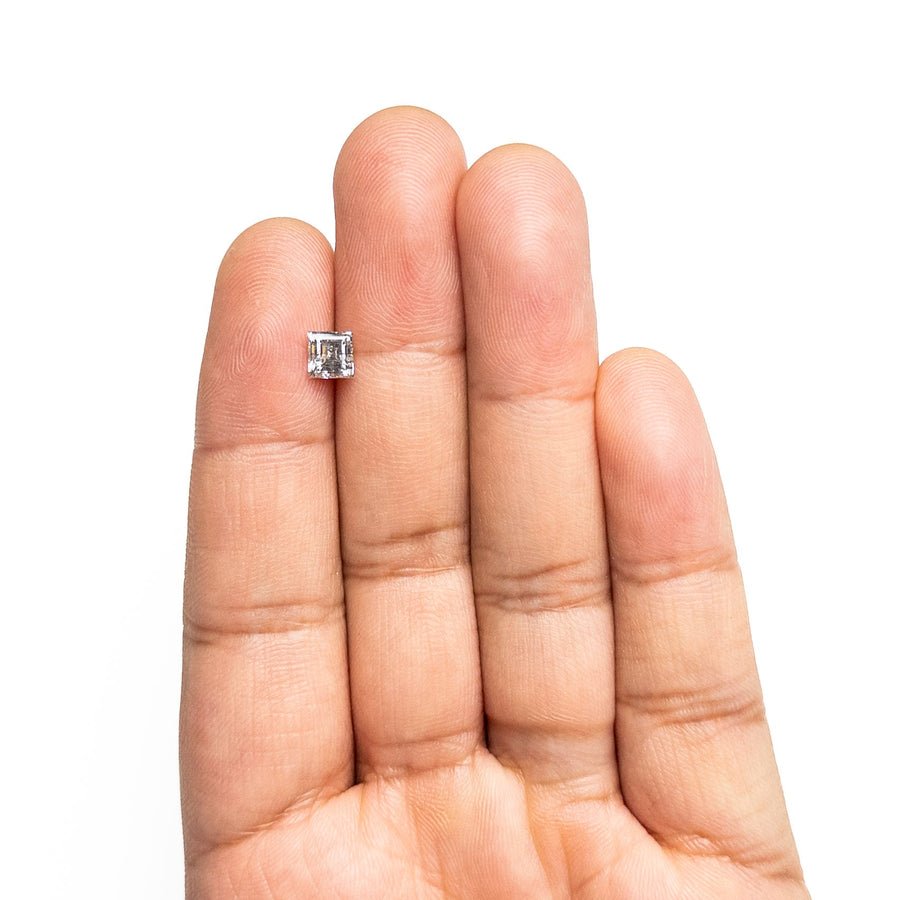 The 0.87ct 5.27x5.23x3.42mm Carré Step Cut 🇨🇦 27691-01 by East London jeweller Rachel Boston | Discover our collections of unique and timeless engagement rings, wedding rings, and modern fine jewellery. - Rachel Boston Jewellery
