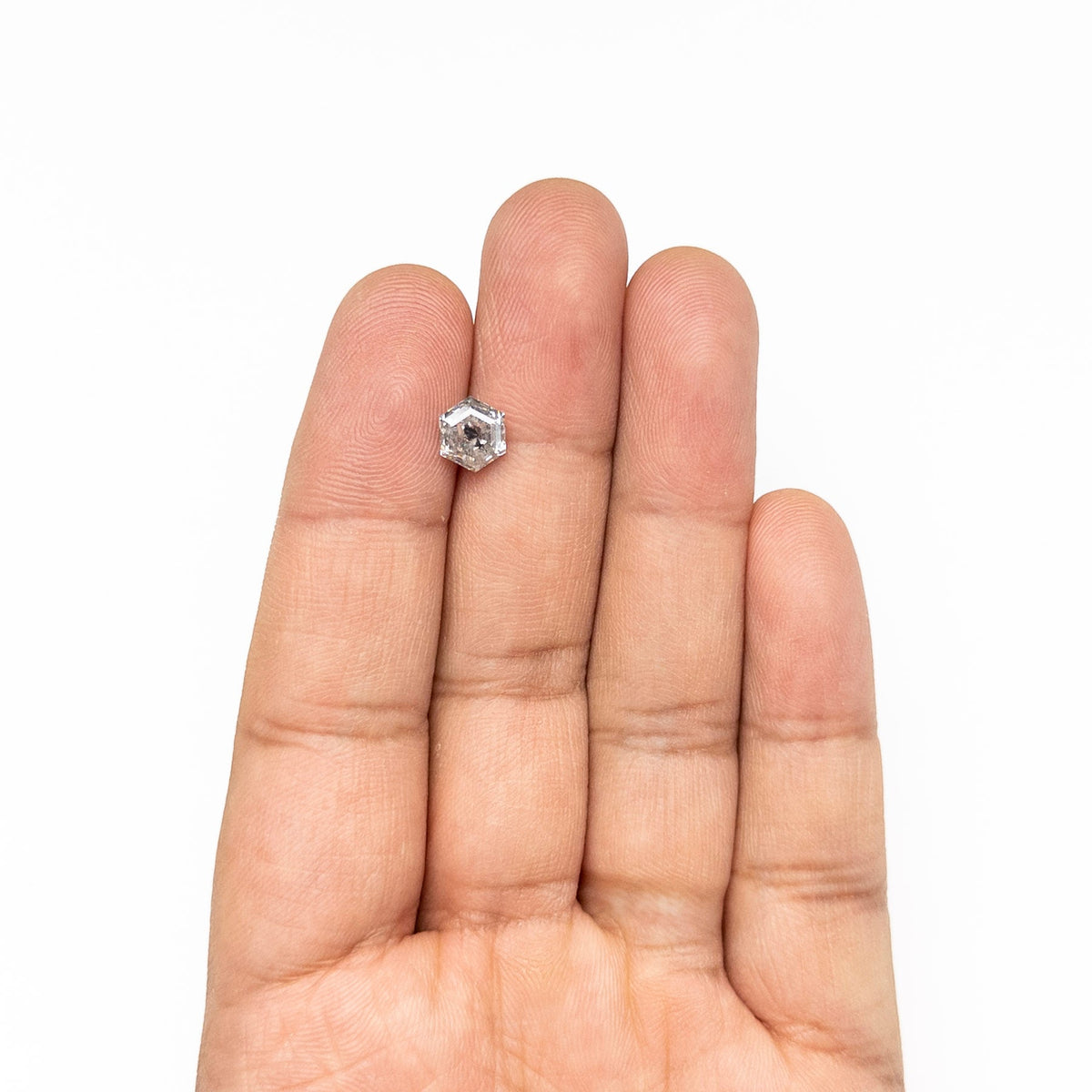 The 1.76ct 7.47x6.59x4.49mm Hexagon Step Cut 🇨🇦 27693-01 by East London jeweller Rachel Boston | Discover our collections of unique and timeless engagement rings, wedding rings, and modern fine jewellery.