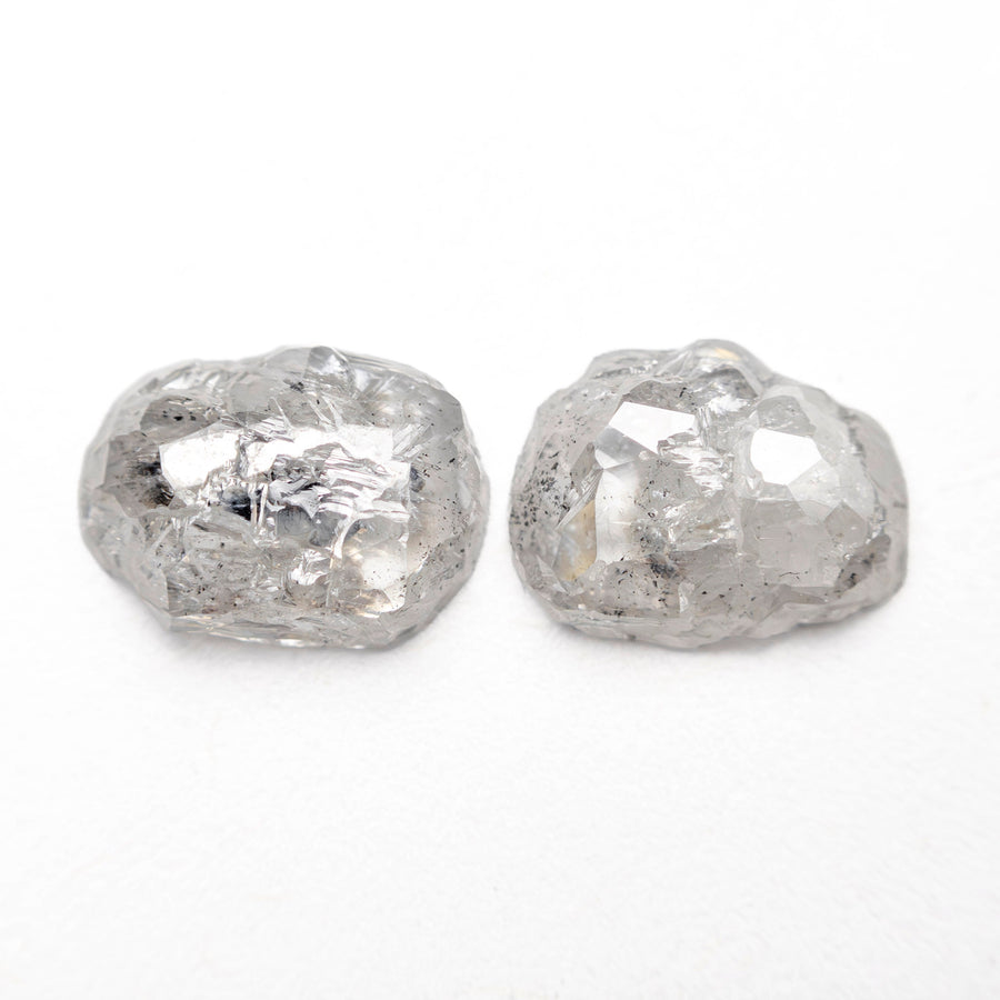 2.64cttw 2pc 8.43x6.30x2.70mm 8.28x6.45x2.69mm Polished Raw Diamond Matching Pair 🇨🇦 27704-01 - Rachel Boston Jewellery