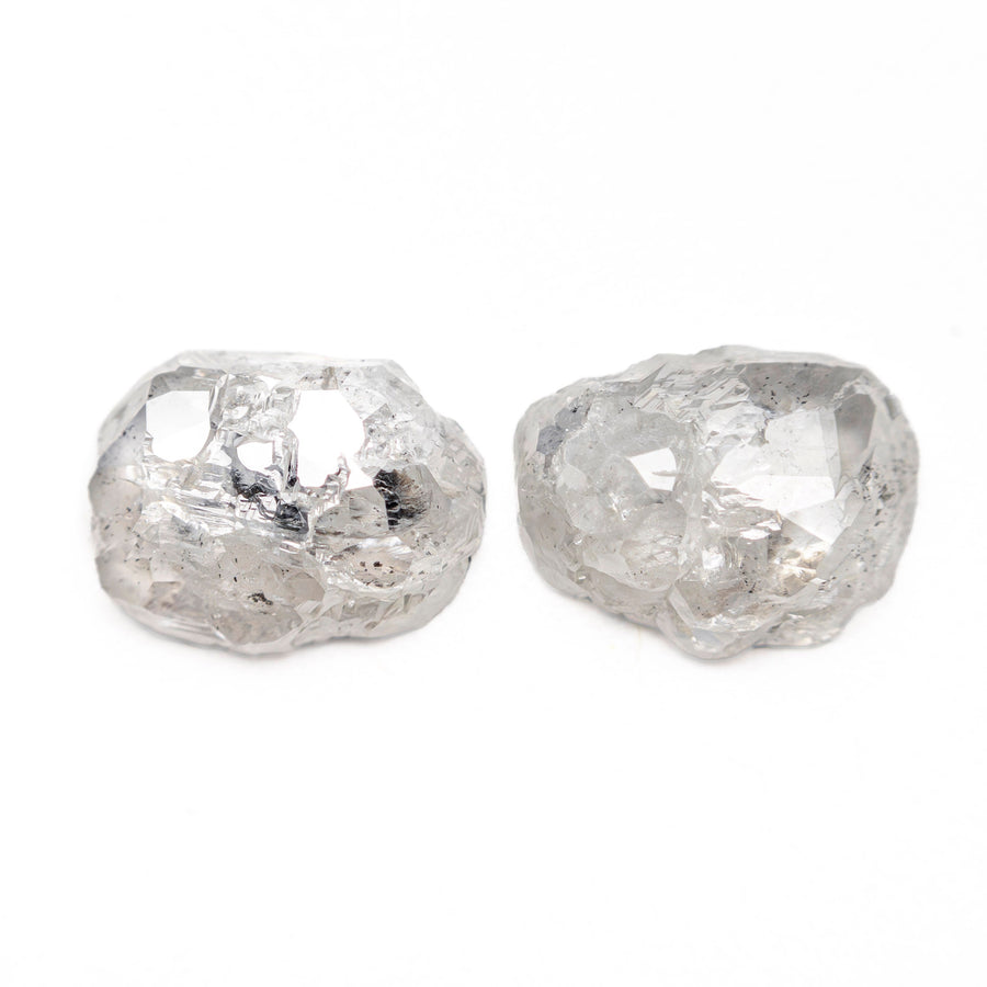 2.64cttw 2pc 8.43x6.30x2.70mm 8.28x6.45x2.69mm Polished Raw Diamond Matching Pair 🇨🇦 27704-01 - Rachel Boston Jewellery