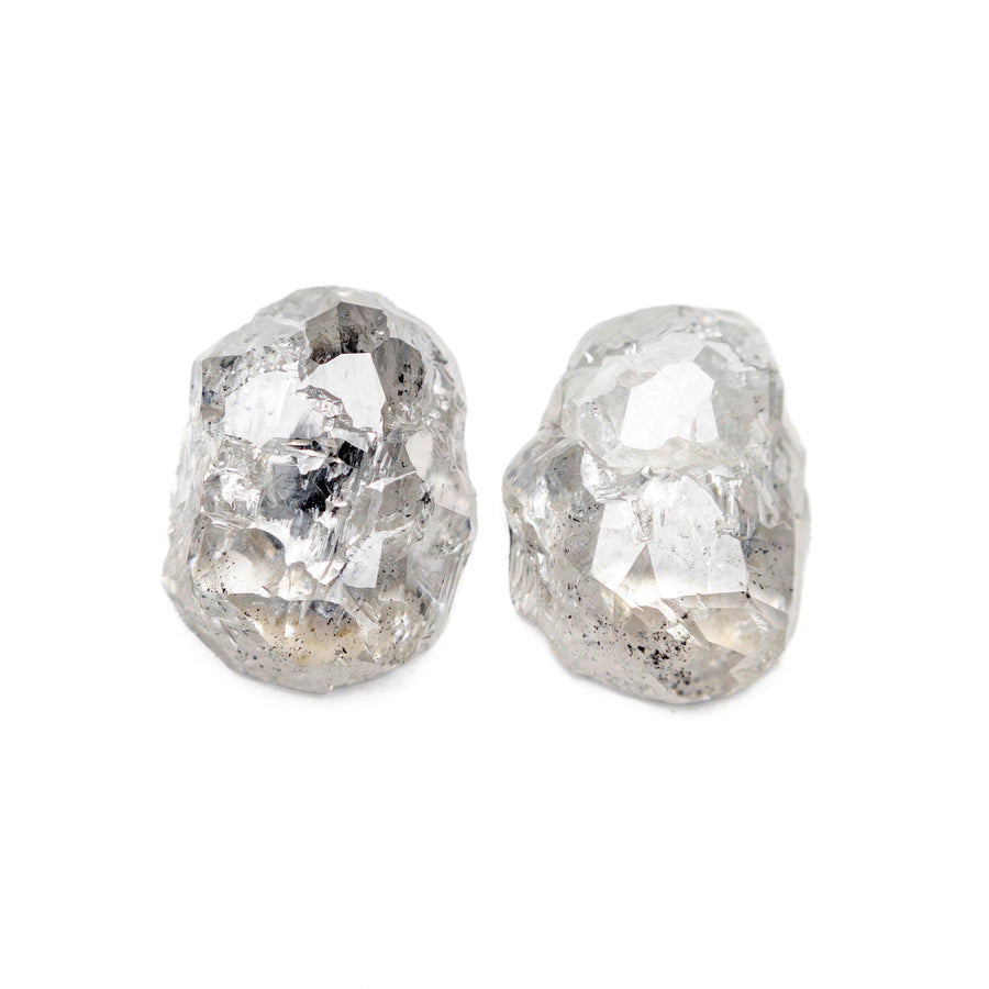 2.64cttw 2pc 8.43x6.30x2.70mm 8.28x6.45x2.69mm Polished Raw Diamond Matching Pair 🇨🇦 27704-01 - Rachel Boston Jewellery