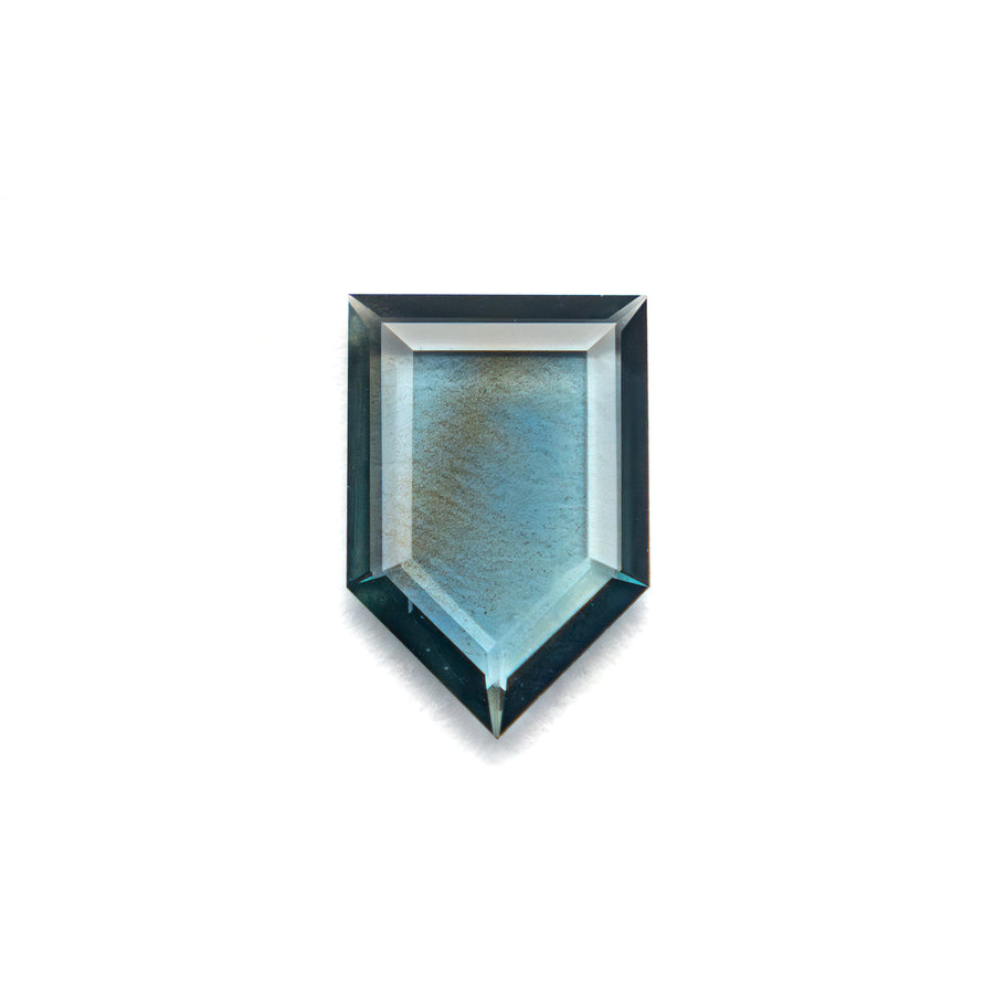 0.50ct 7.08x4.77x1.20mm Shield Portrait Cut Sapphire 27730-03 - Rachel Boston Jewellery