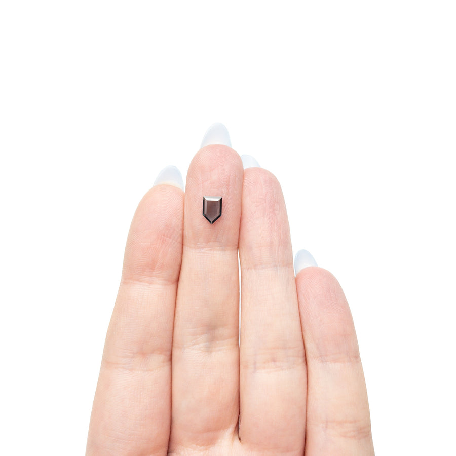 0.50ct 7.08x4.77x1.20mm Shield Portrait Cut Sapphire 27730-03 - Rachel Boston Jewellery