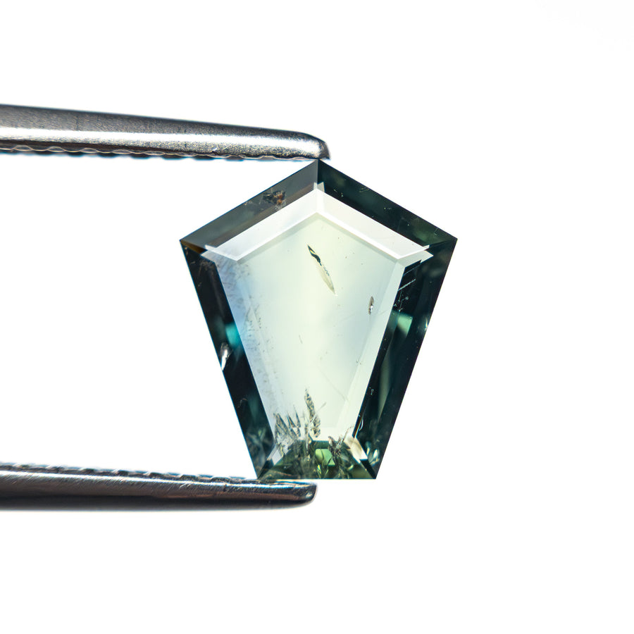 1.04ct 8.63x7.51x1.66mm Shield Portrait Cut Sapphire 27730-04 - Rachel Boston Jewellery