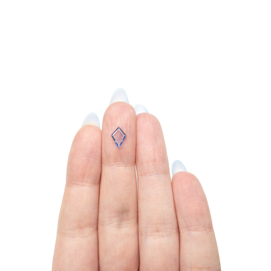 0.61ct 9.49x6.57x1.31mm Kite Portrait Cut Sapphire 27740-07 - Rachel Boston Jewellery