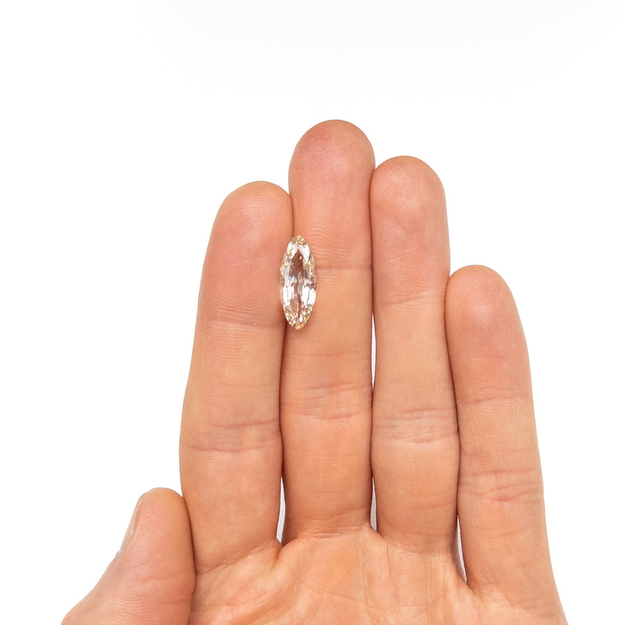 2.72ct 17.65x6.98x2.94mm GIA SI1 S-T Modern Antique Moval Brilliant 27760-01 - Rachel Boston Jewellery
