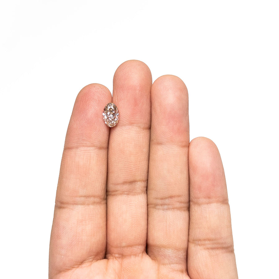The 1.65ct 9.32x6.27x4.14mm VS2 C3 Modern Antique Oval Brilliant 27905-02 by East London jeweller Rachel Boston | Discover our collections of unique and timeless engagement rings, wedding rings, and modern fine jewellery. - Rachel Boston Jewellery