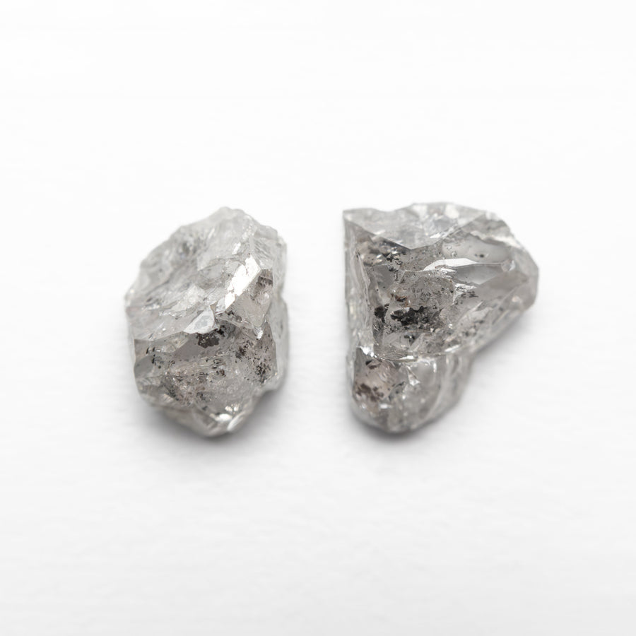 3.30cttw 2pc 8.32x6.09x4.01mm 8.63x7.03x3.74mm Polished Raw Diamond Matching Pair 🇨🇦 27968-01 - Rachel Boston Jewellery