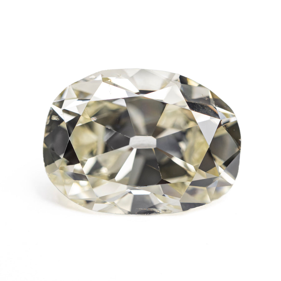 The 4.01ct 11.66x8.63x5.65mm GIA SI1 S Antique Old Mine Cut 28034-01 by East London jeweller Rachel Boston | Discover our collections of unique and timeless engagement rings, wedding rings, and modern fine jewellery. - Rachel Boston Jewellery