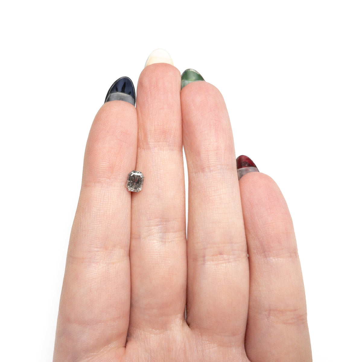 The 0.97ct 5.99x4.73x3.50mm Cut Corner Rectangle Step Cut 🇨🇦 28070-01 by East London jeweller Rachel Boston | Discover our collections of unique and timeless engagement rings, wedding rings, and modern fine jewellery.