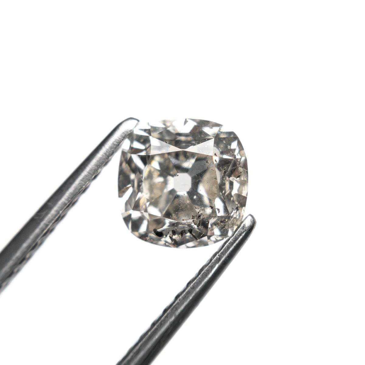 The 1.25ct 6.25x6.22x4.05mm Modern Antique Old Mine Cut 🇨🇦 28082-01 by East London jeweller Rachel Boston | Discover our collections of unique and timeless engagement rings, wedding rings, and modern fine jewellery.