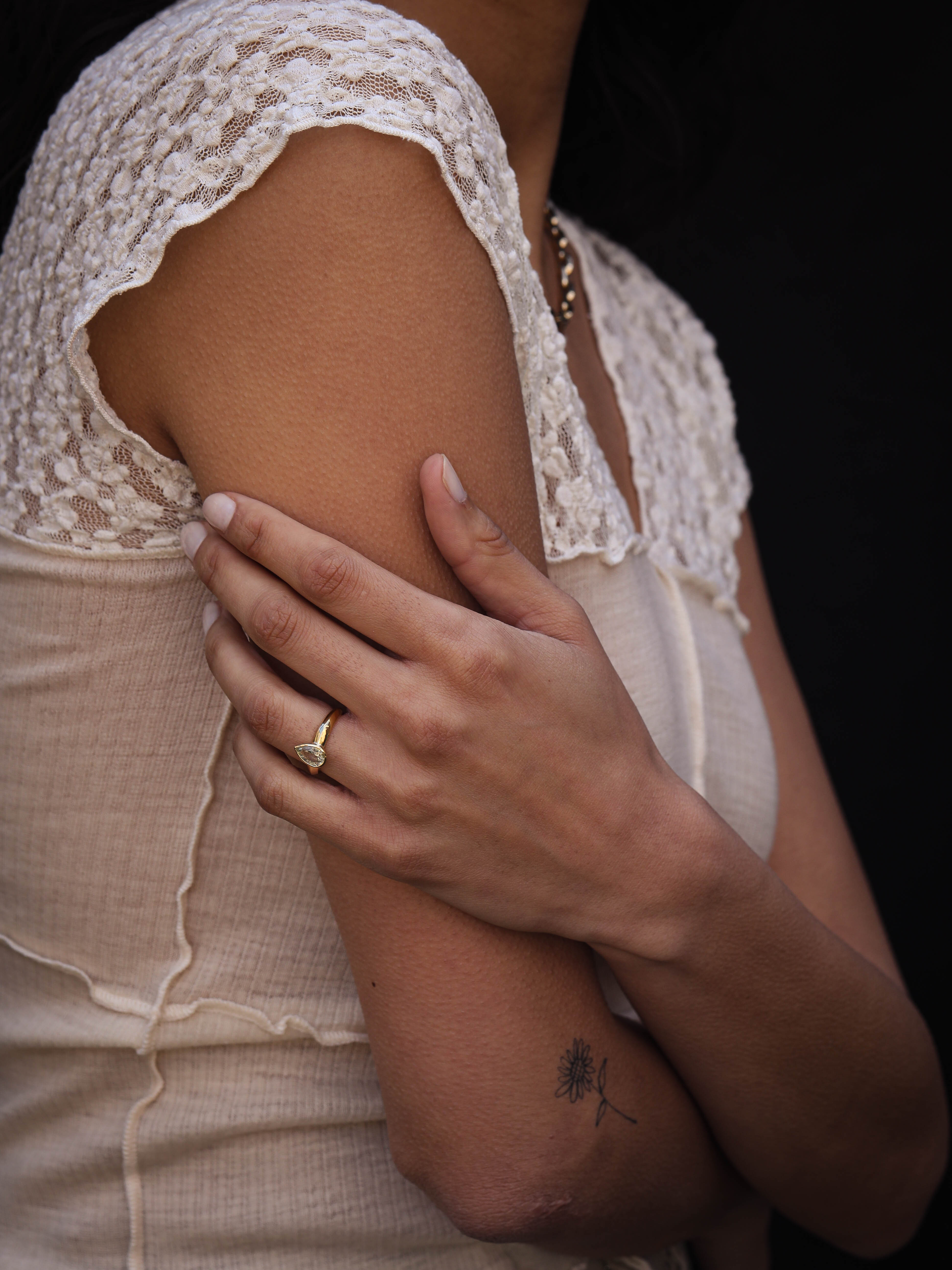 The Tocantins Ring by East London jeweller Rachel Boston | Discover our collections of unique and timeless engagement rings, wedding rings, and modern fine jewellery.