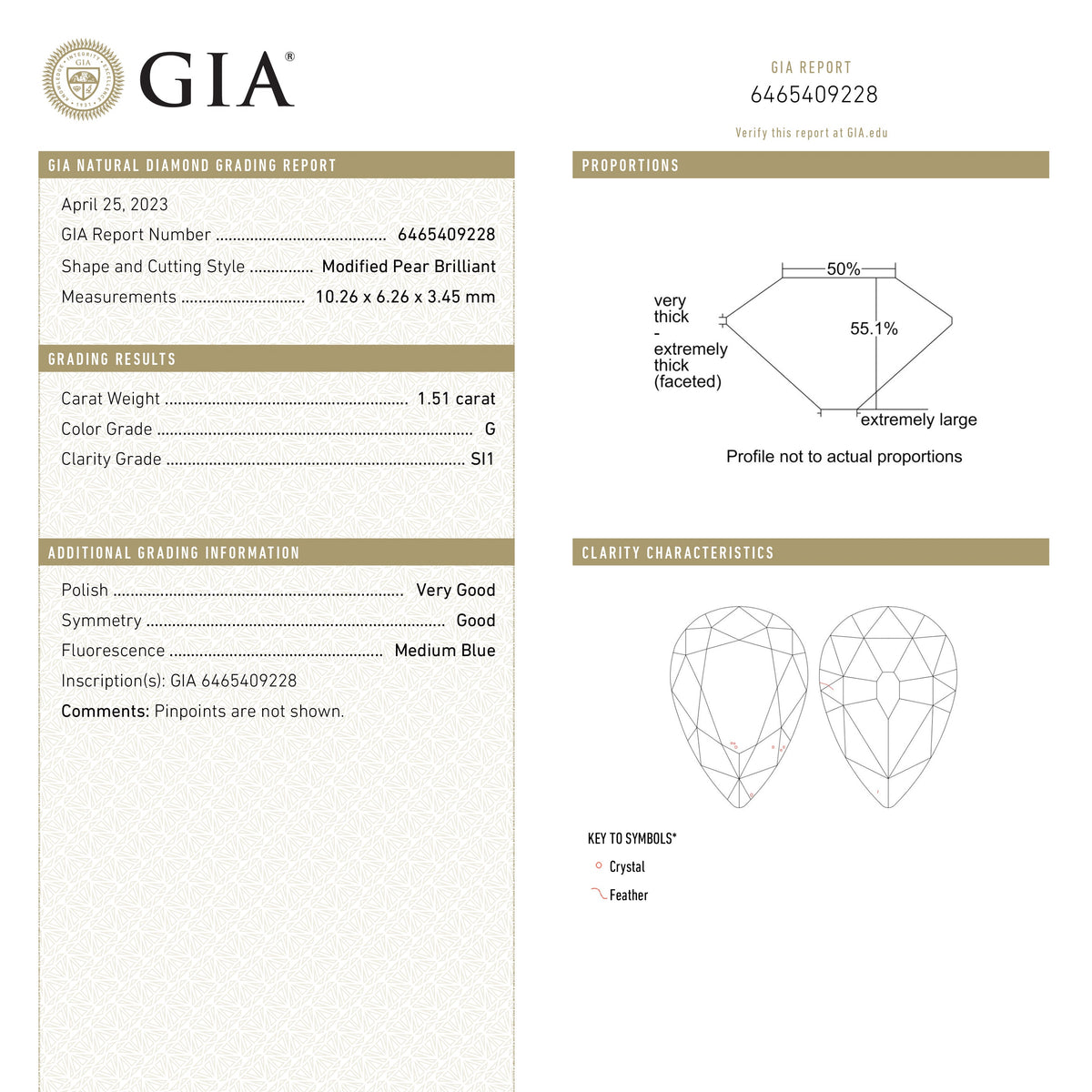 The 1.51ct 10.26x6.26x3.45mm GIA SI1 G Modern Antique Pear Brilliant 25085-01 by East London jeweller Rachel Boston | Discover our collections of unique and timeless engagement rings, wedding rings, and modern fine jewellery.