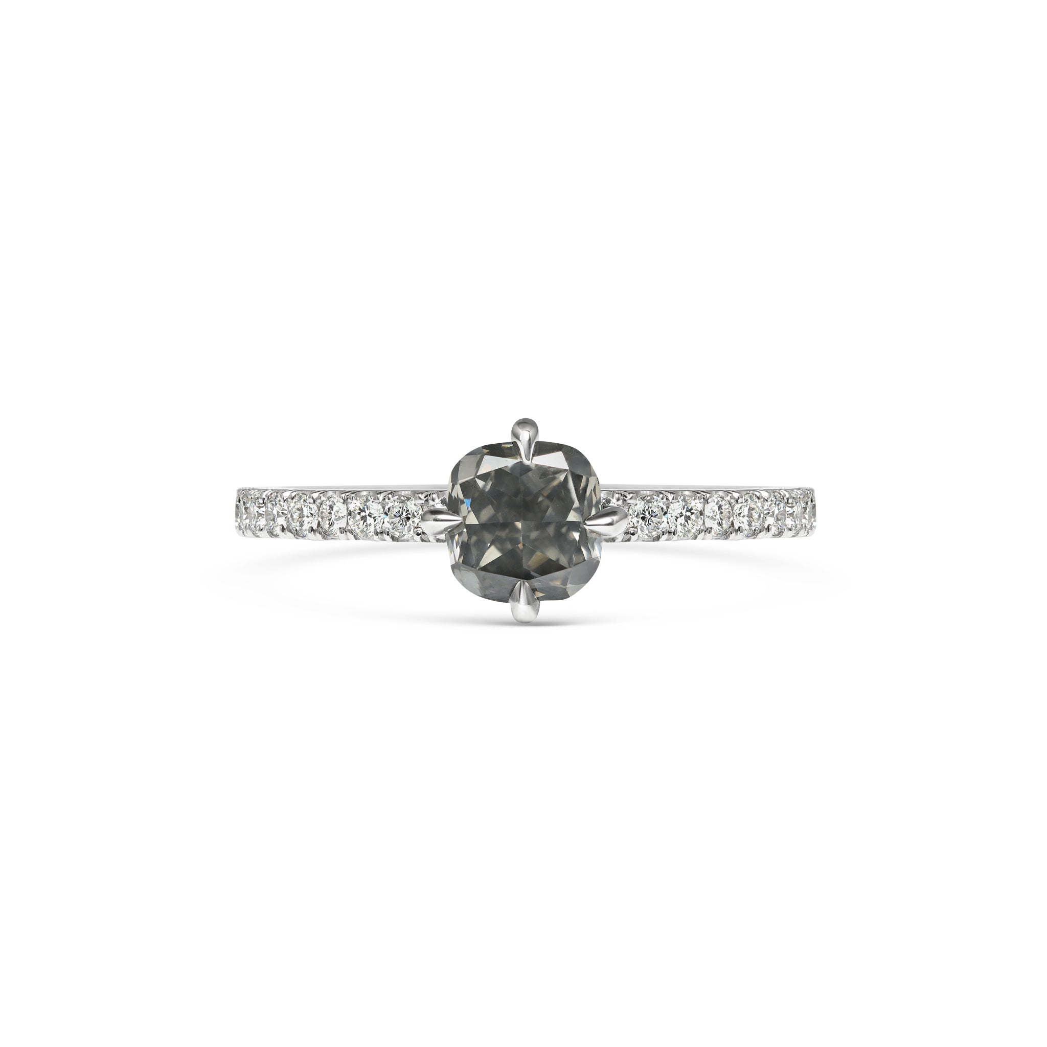 The Telesto Ring by East London jeweller Rachel Boston | Discover our collections of unique and timeless engagement rings, wedding rings, and modern fine jewellery.