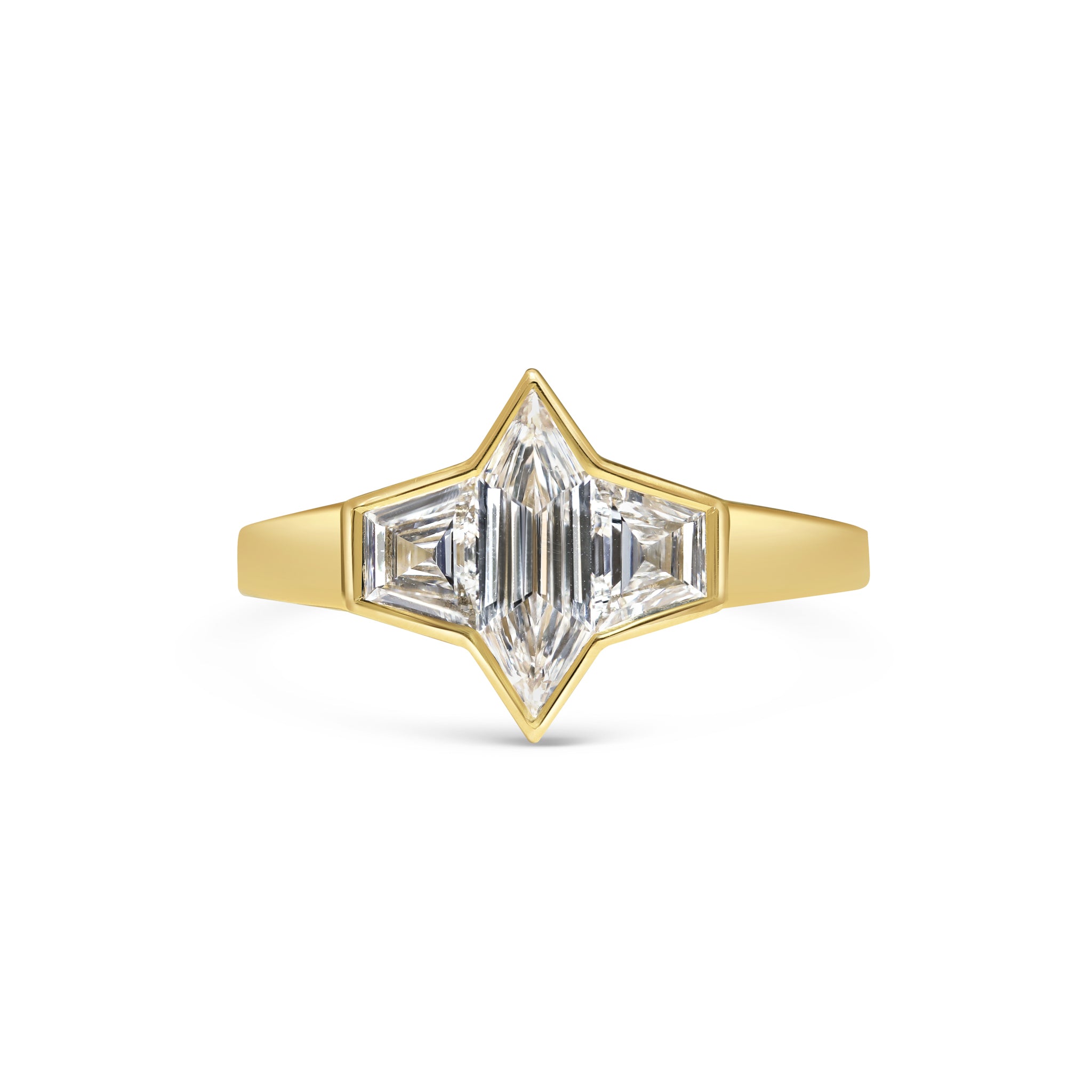 The Mia Ring by East London jeweller Rachel Boston | Discover our collections of unique and timeless engagement rings, wedding rings, and modern fine jewellery.