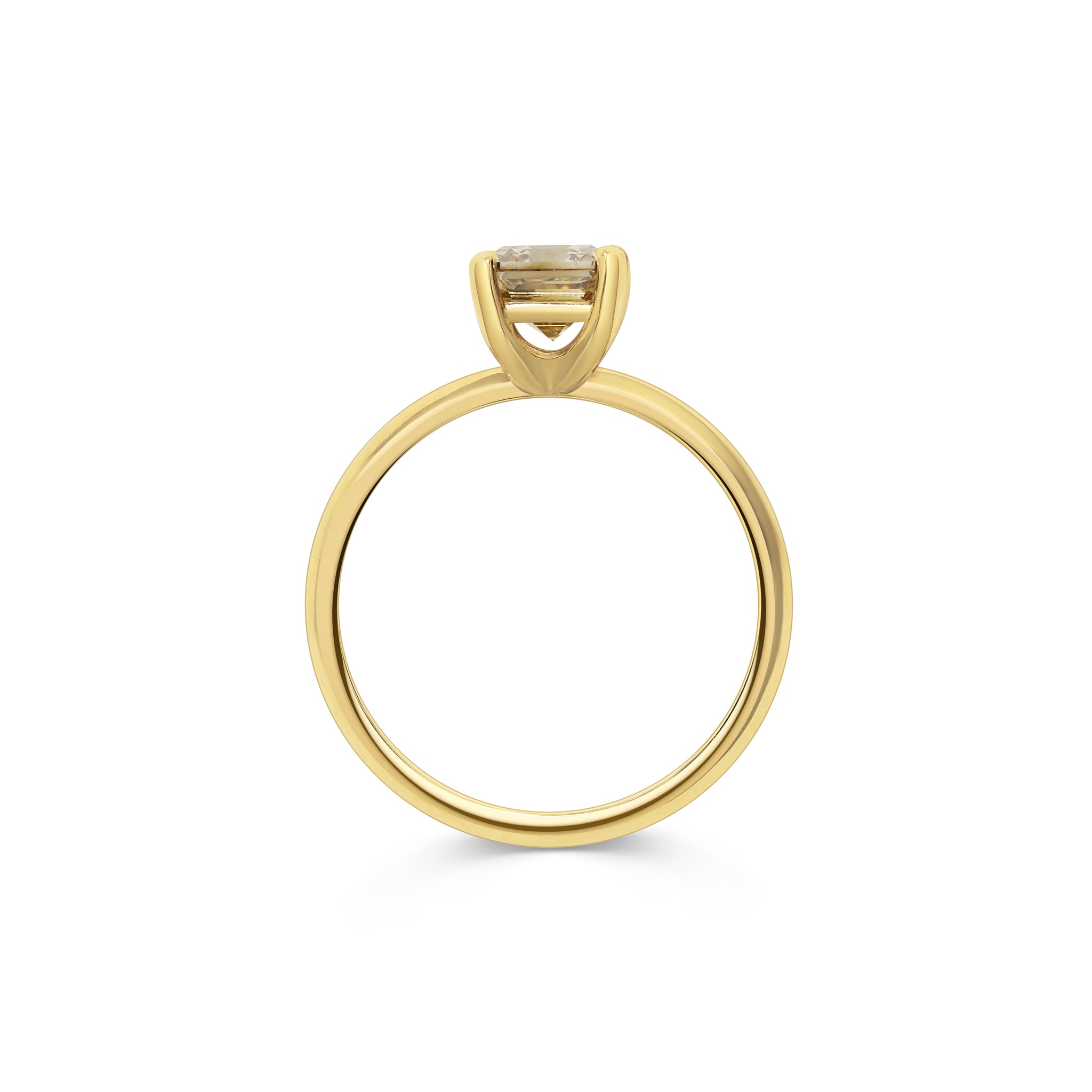 The X - Aitne Ring by East London jeweller Rachel Boston | Discover our collections of unique and timeless engagement rings, wedding rings, and modern fine jewellery.
