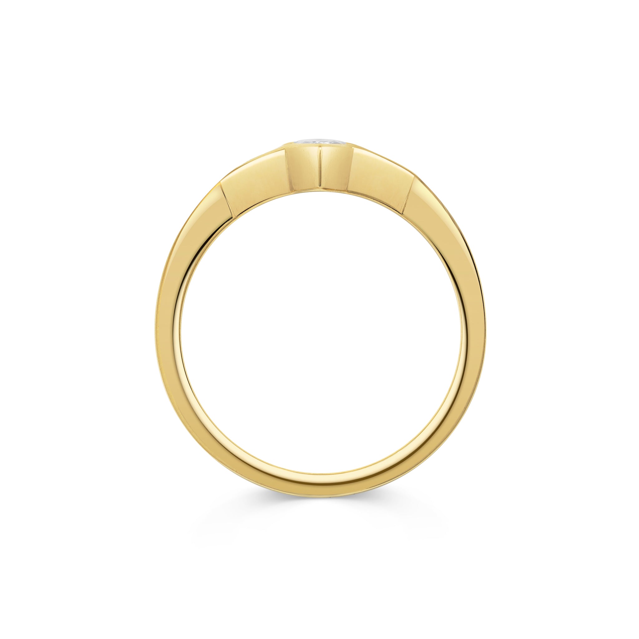The Mia Ring by East London jeweller Rachel Boston | Discover our collections of unique and timeless engagement rings, wedding rings, and modern fine jewellery.