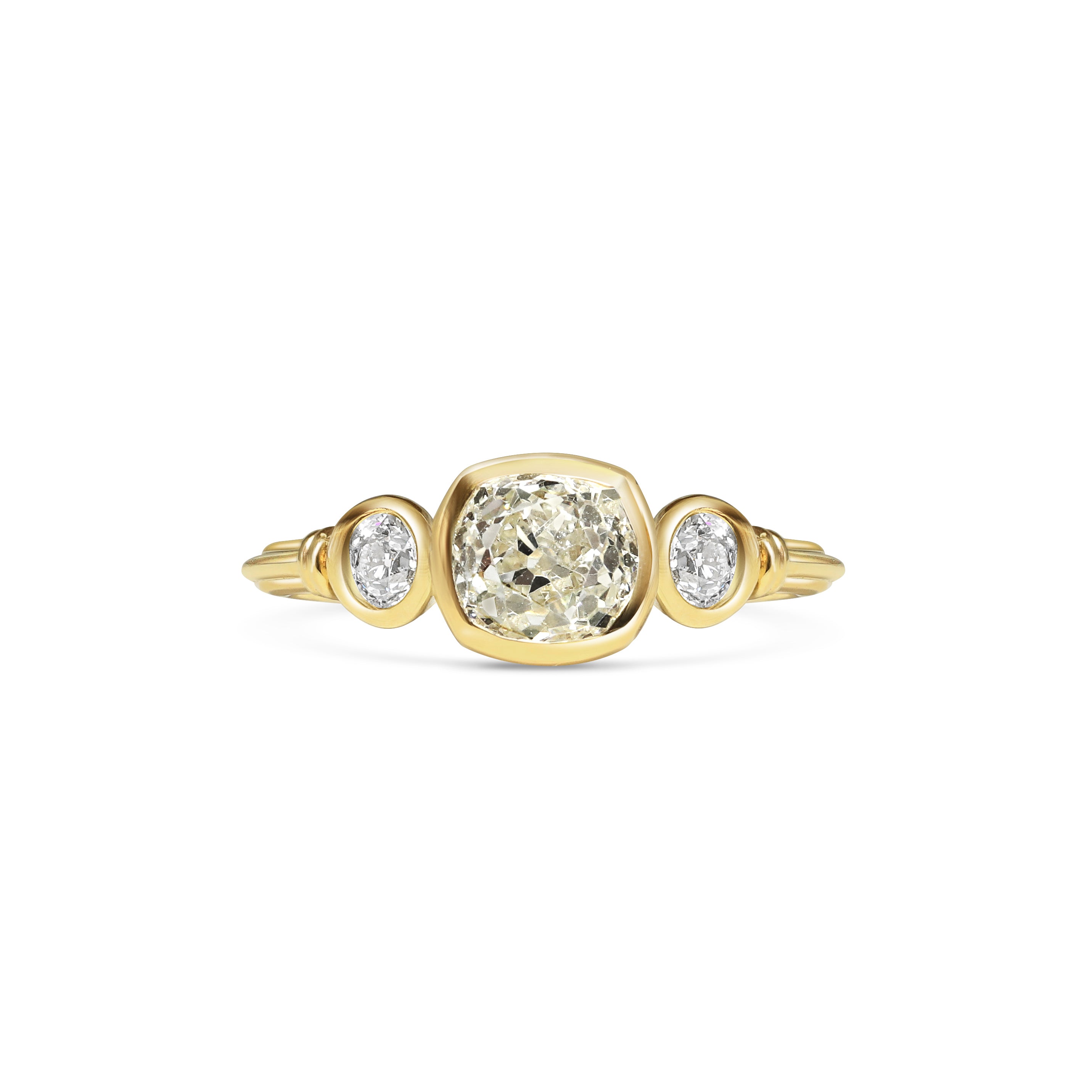 The Ambrose Ring by East London jeweller Rachel Boston | Discover our collections of unique and timeless engagement rings, wedding rings, and modern fine jewellery.