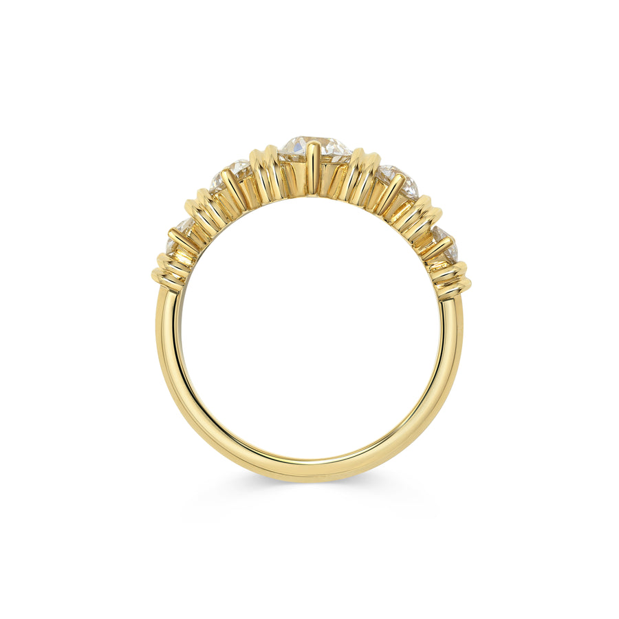 The X - BADEN Ring by East London jeweller Rachel Boston | Discover our collections of unique and timeless engagement rings, wedding rings, and modern fine jewellery. - Rachel Boston Jewellery