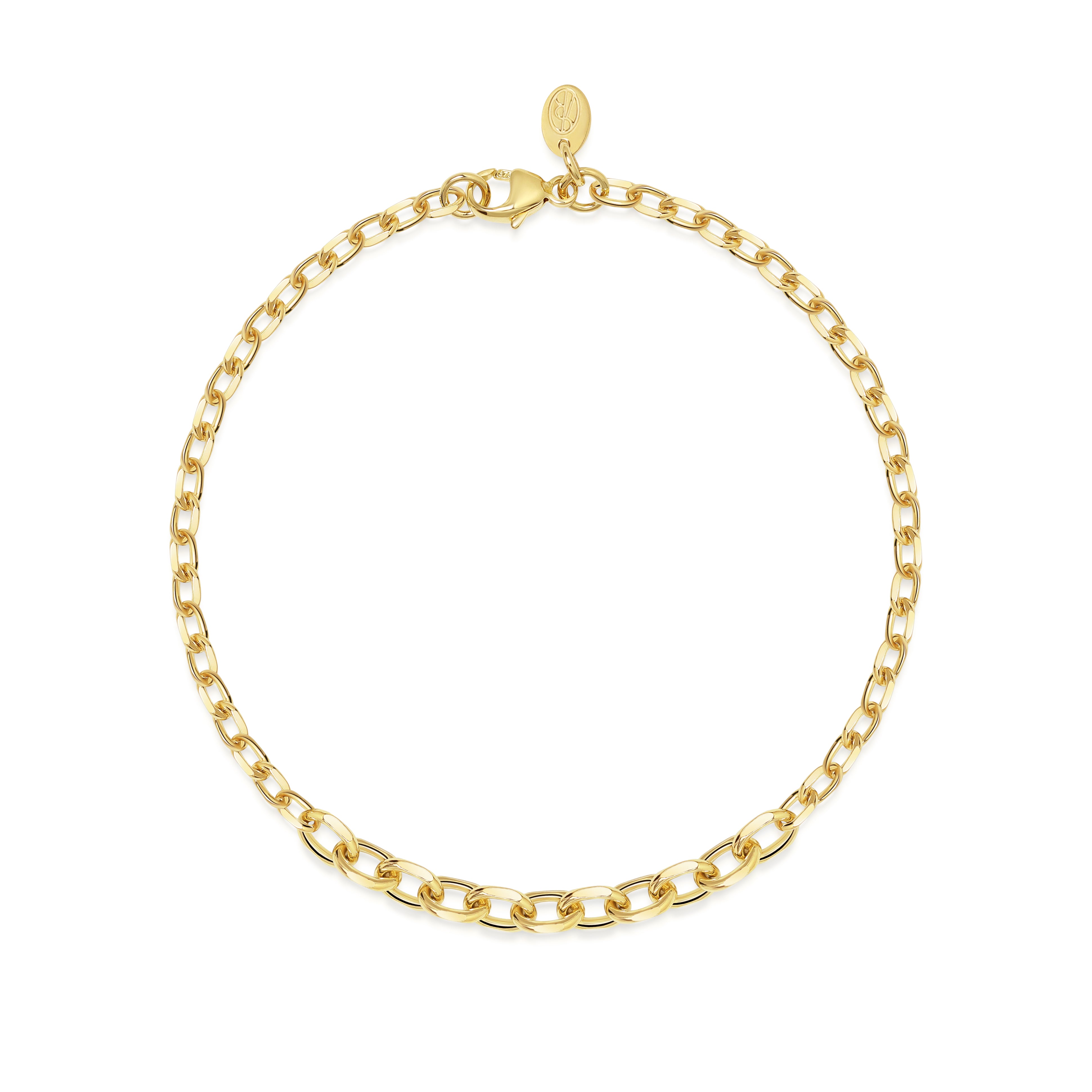 The Boston Graduating Angle Filed Trace Bracelet by East London jeweller Rachel Boston | Discover our collections of unique and timeless engagement rings, wedding rings, and modern fine jewellery.