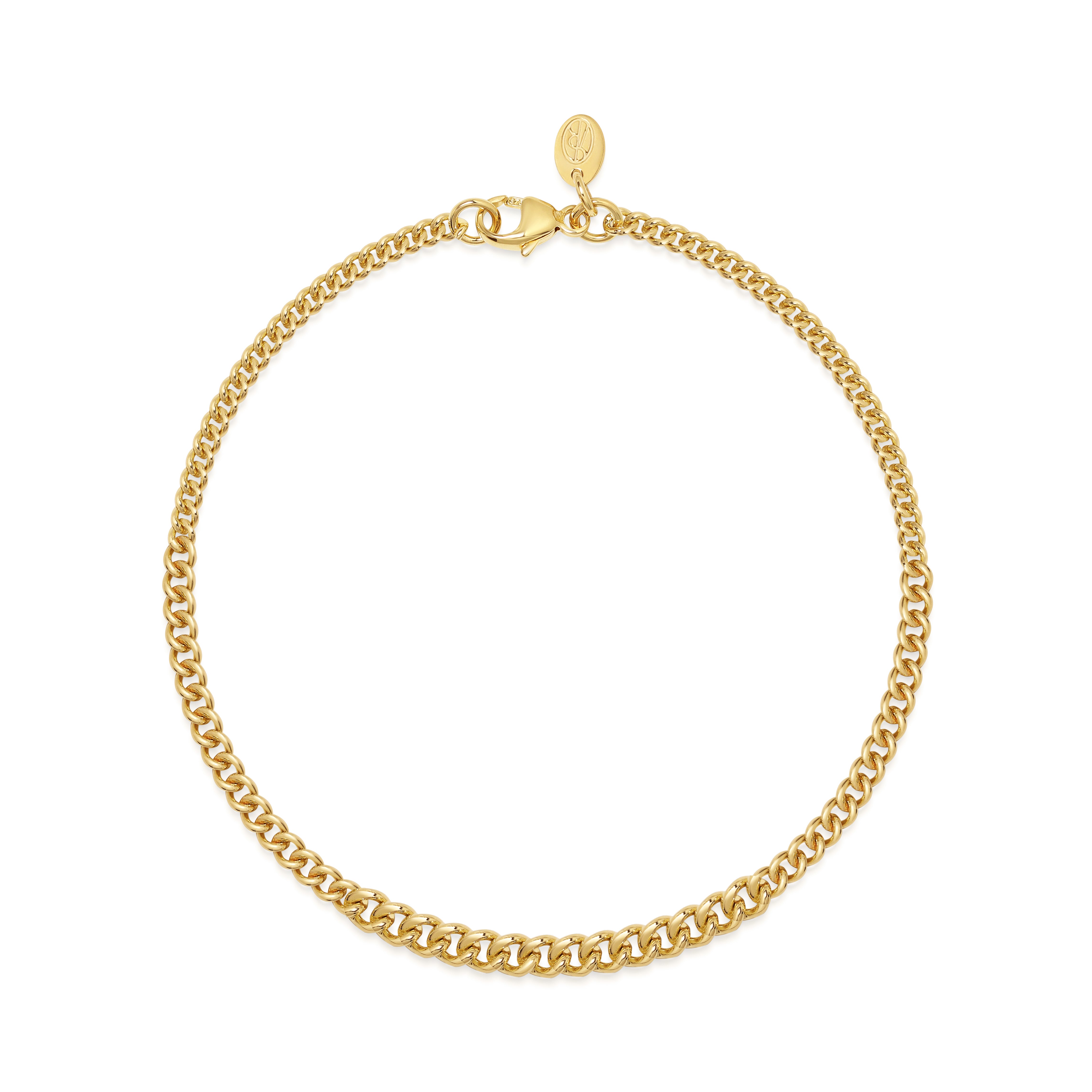 The Boston Graduating Curb Bracelet by East London jeweller Rachel Boston | Discover our collections of unique and timeless engagement rings, wedding rings, and modern fine jewellery.