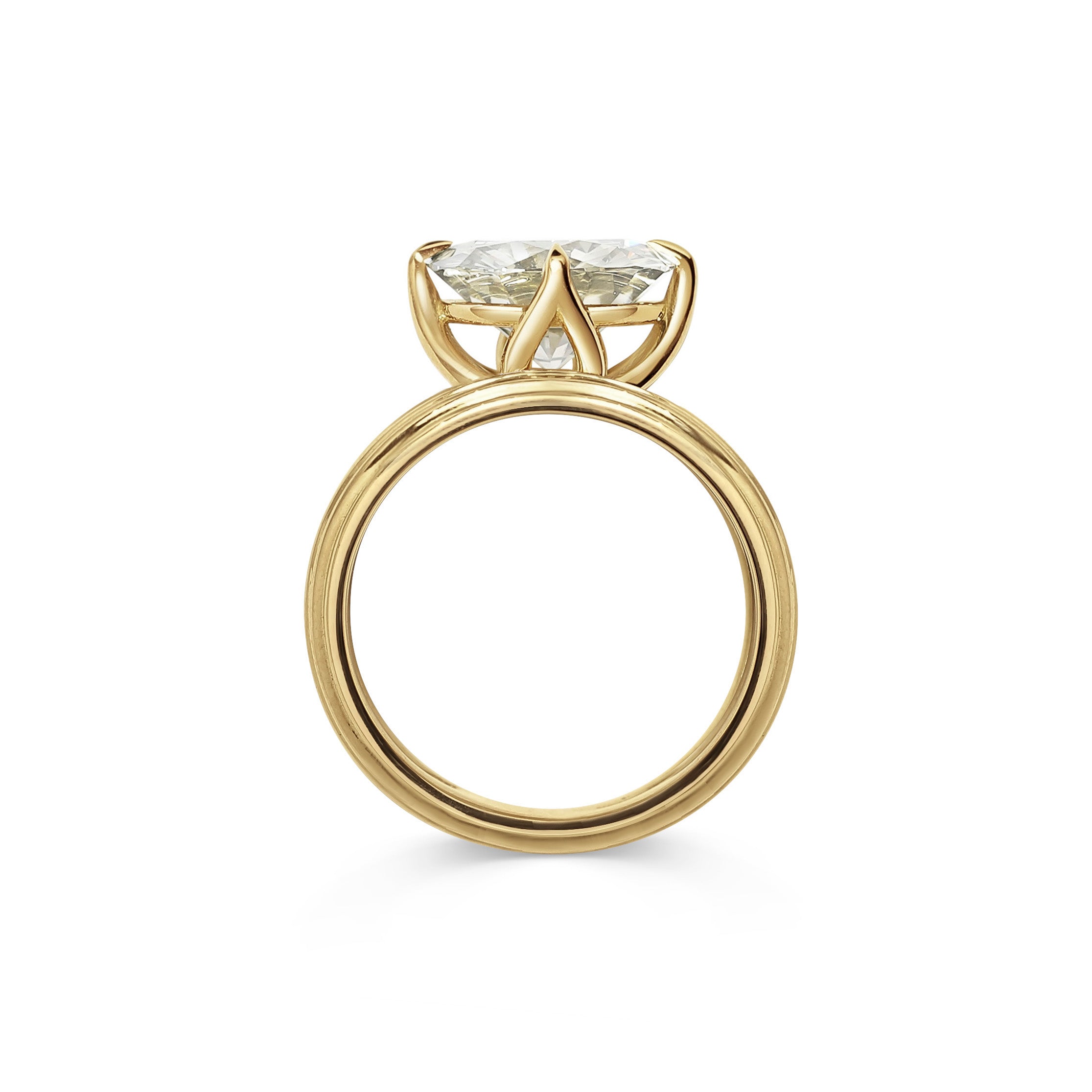 The X - CASSIAN Ring by East London jeweller Rachel Boston | Discover our collections of unique and timeless engagement rings, wedding rings, and modern fine jewellery.