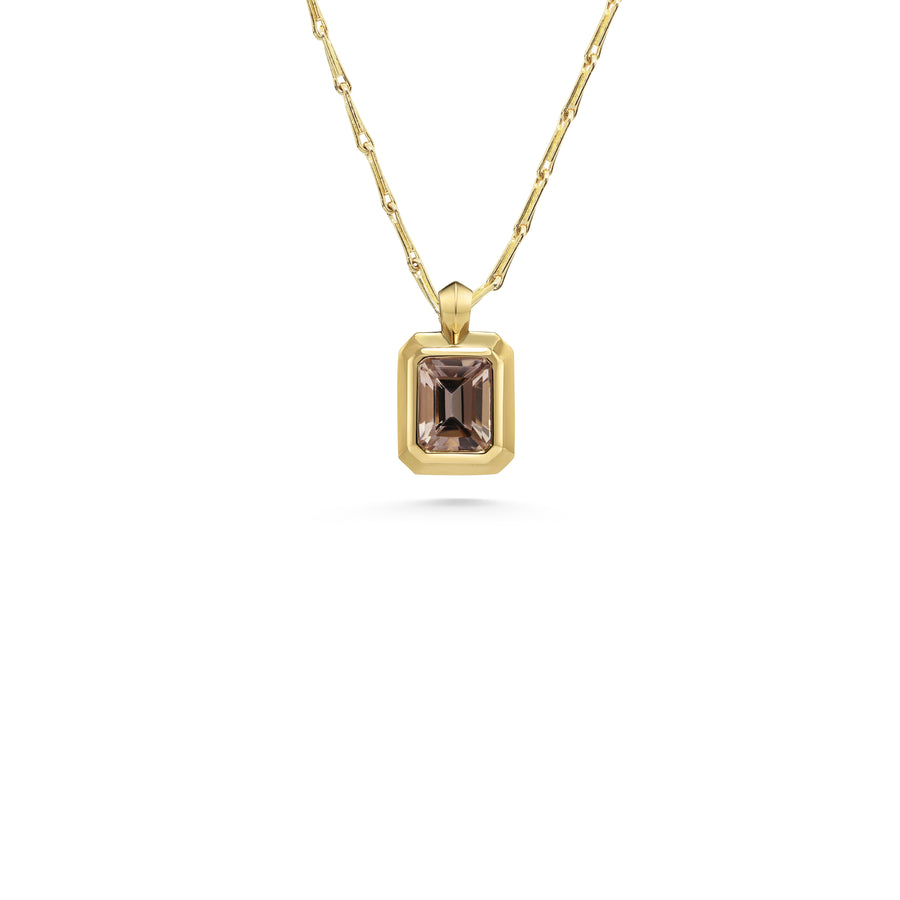 The Helleborus Necklace - 1.58ct Tourmaline by East London jeweller Rachel Boston | Discover our collections of unique and timeless engagement rings, wedding rings, and modern fine jewellery. - Rachel Boston Jewellery
