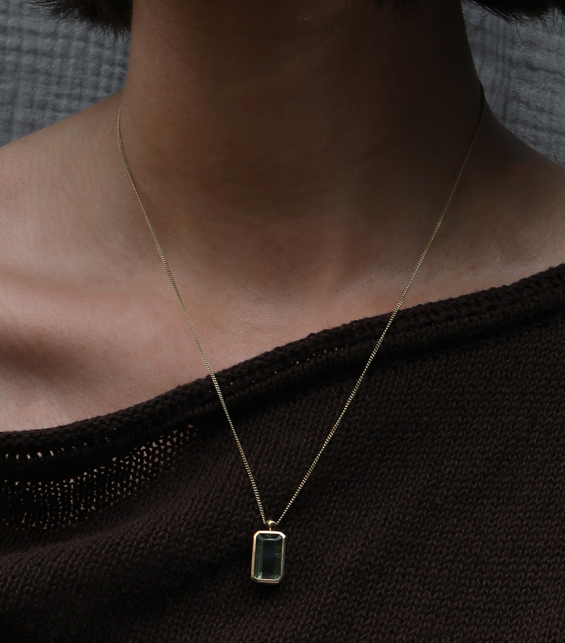 The Dianthus Necklace - 5.77ct Tourmaline by East London jeweller Rachel Boston | Discover our collections of unique and timeless engagement rings, wedding rings, and modern fine jewellery.