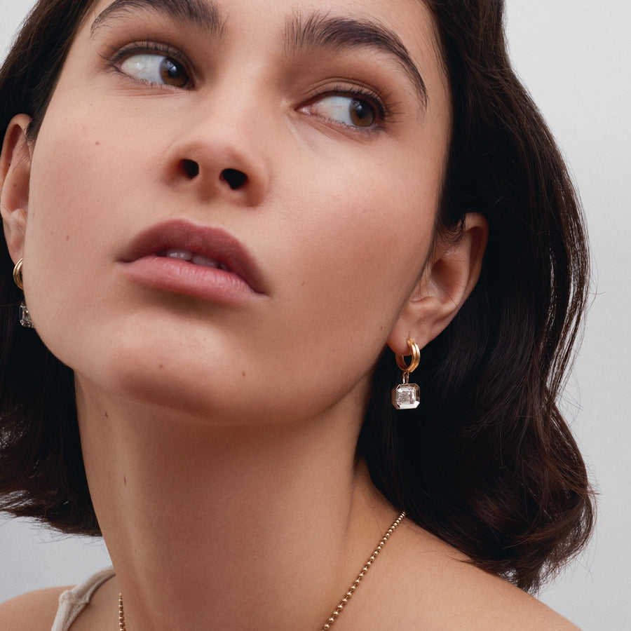 ECHO Earrings  - Emerald Cut - Rachel Boston Jewellery