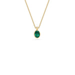 Emin Necklace - 0.64ct Emerald