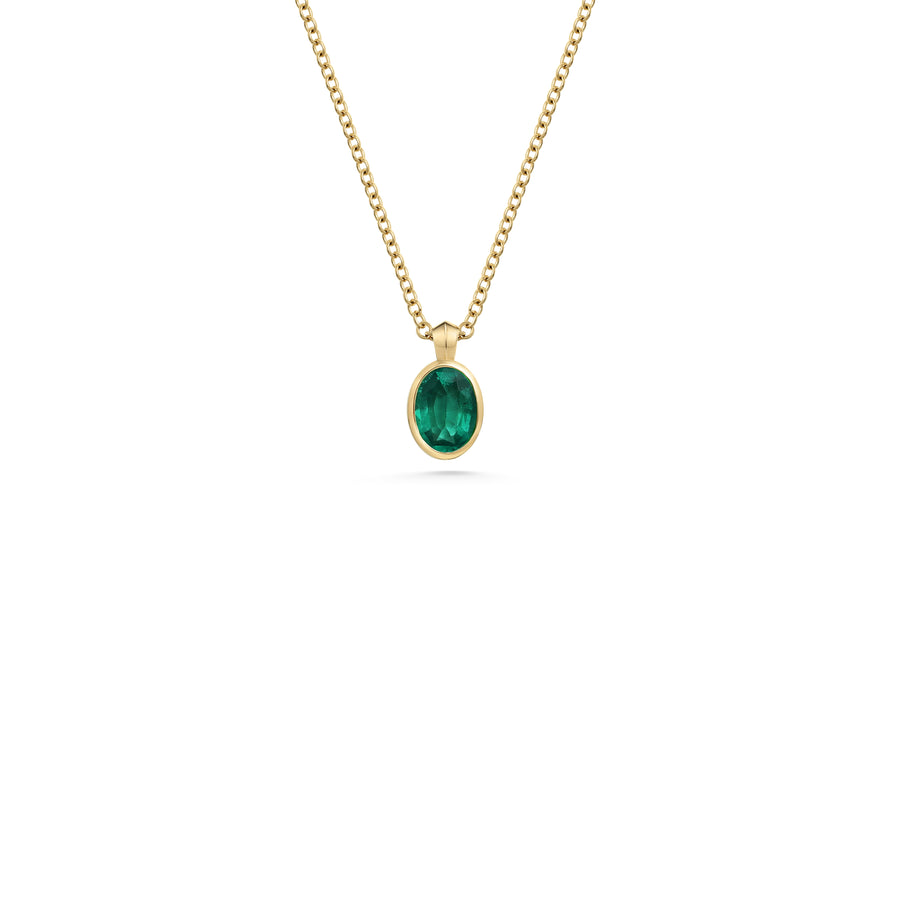 Emin Necklace - 0.64ct Emerald - Rachel Boston Jewellery