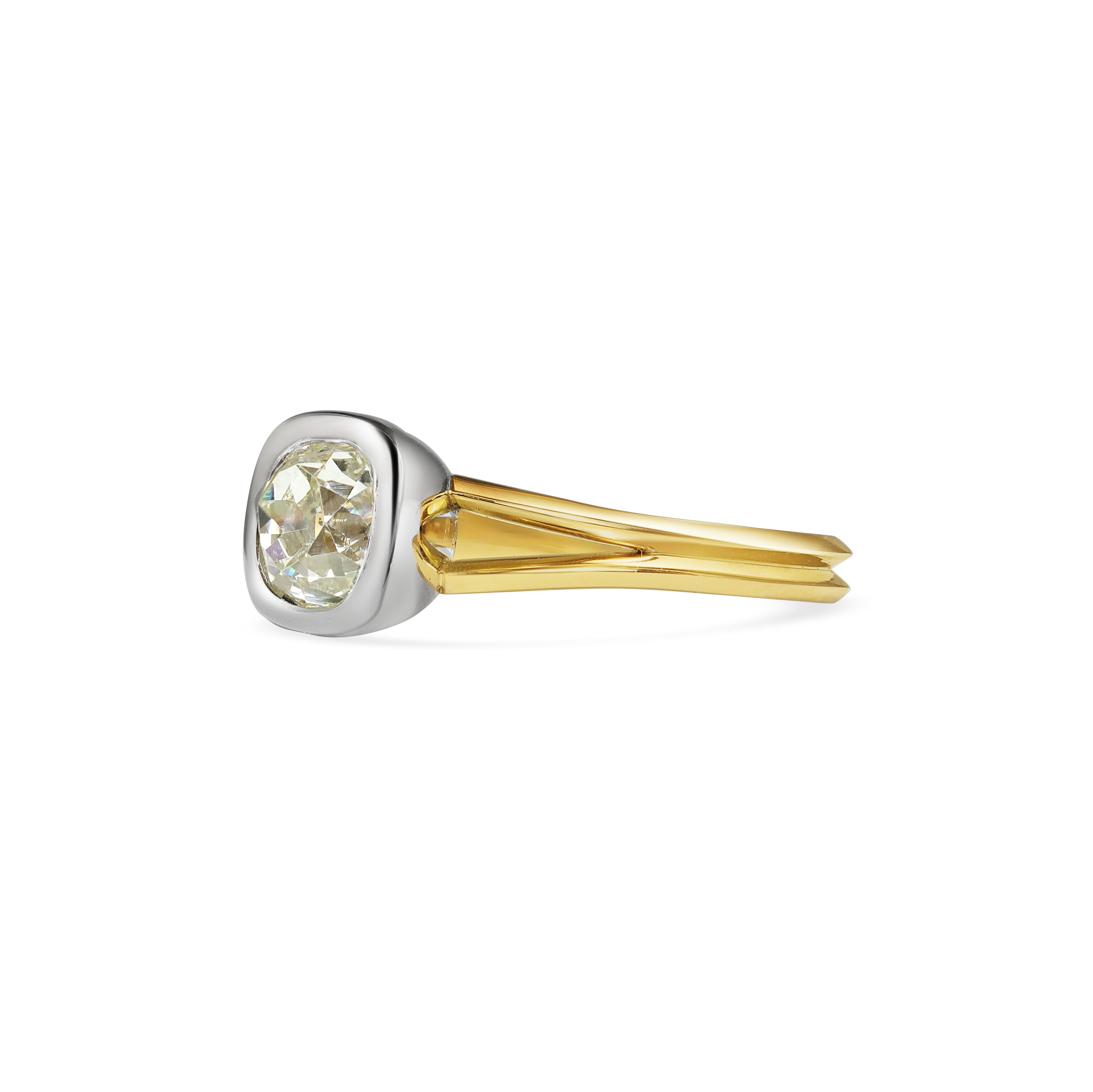 The Florian Ring by East London jeweller Rachel Boston | Discover our collections of unique and timeless engagement rings, wedding rings, and modern fine jewellery.