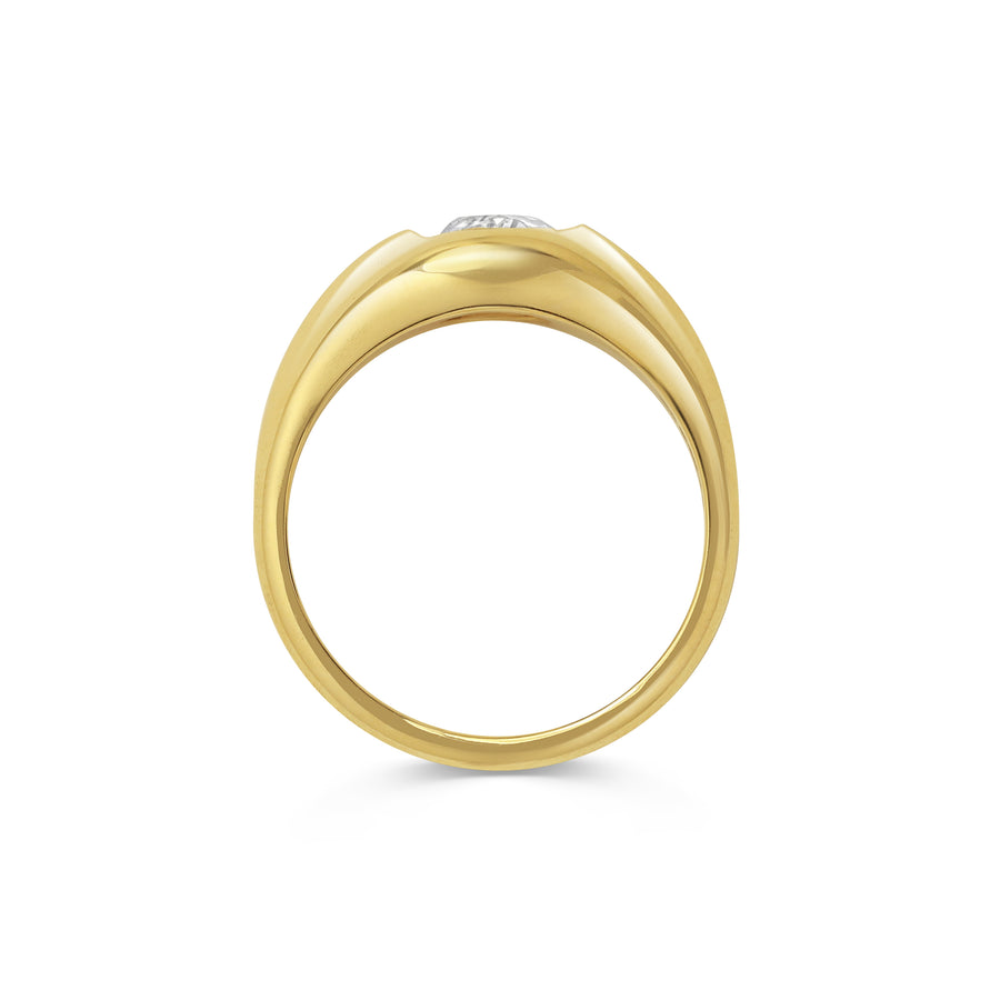 The HAMLIN Ring by East London jeweller Rachel Boston | Discover our collections of unique and timeless engagement rings, wedding rings, and modern fine jewellery. - Rachel Boston Jewellery