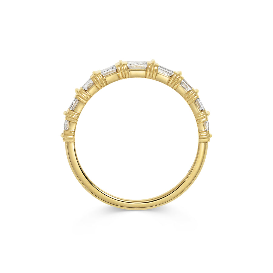 The Tapered Jarvis Ring by East London jeweller Rachel Boston | Discover our collections of unique and timeless engagement rings, wedding rings, and modern fine jewellery. - Rachel Boston Jewellery