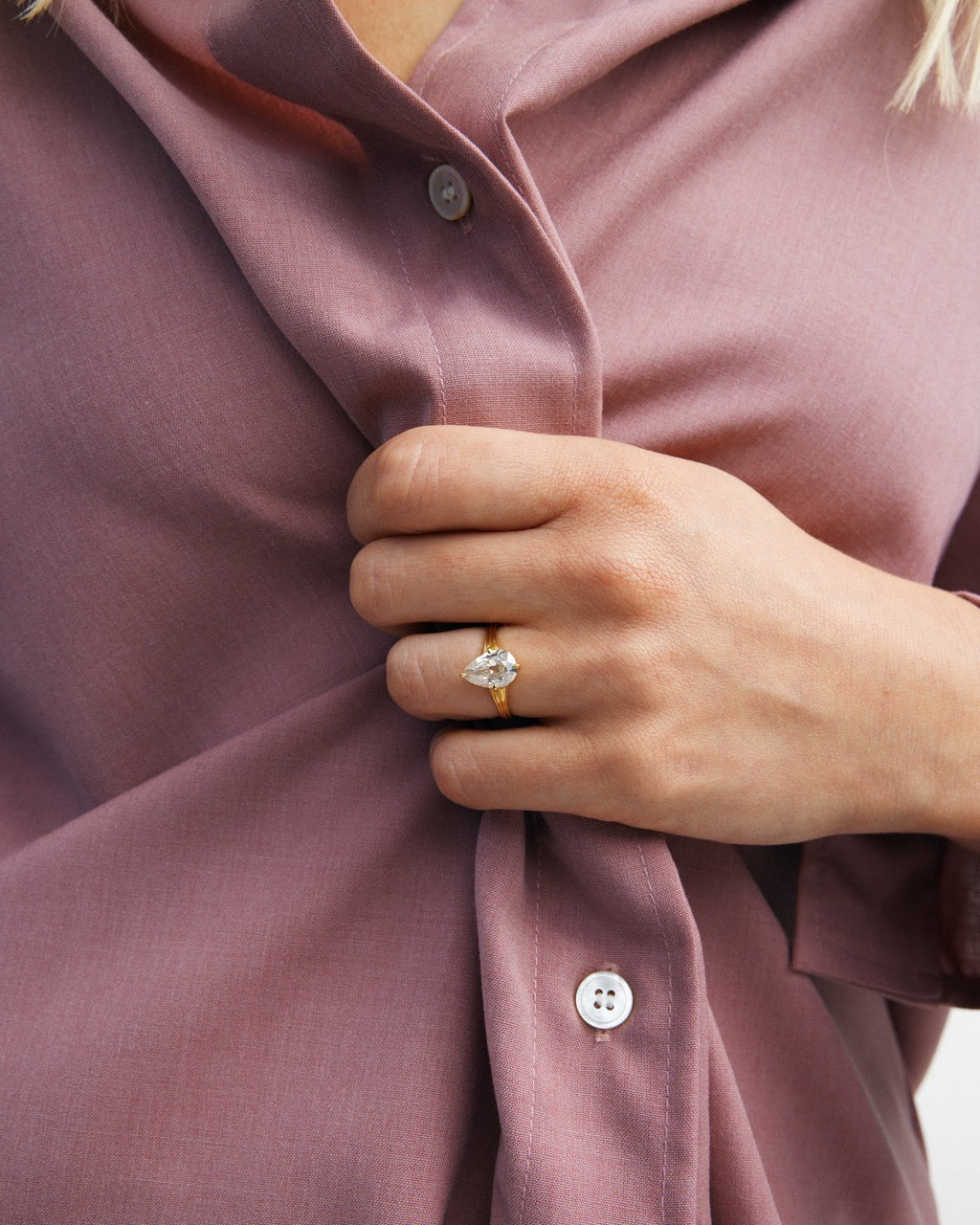 The Llewelyn Ring by East London jeweller Rachel Boston | Discover our collections of unique and timeless engagement rings, wedding rings, and modern fine jewellery.