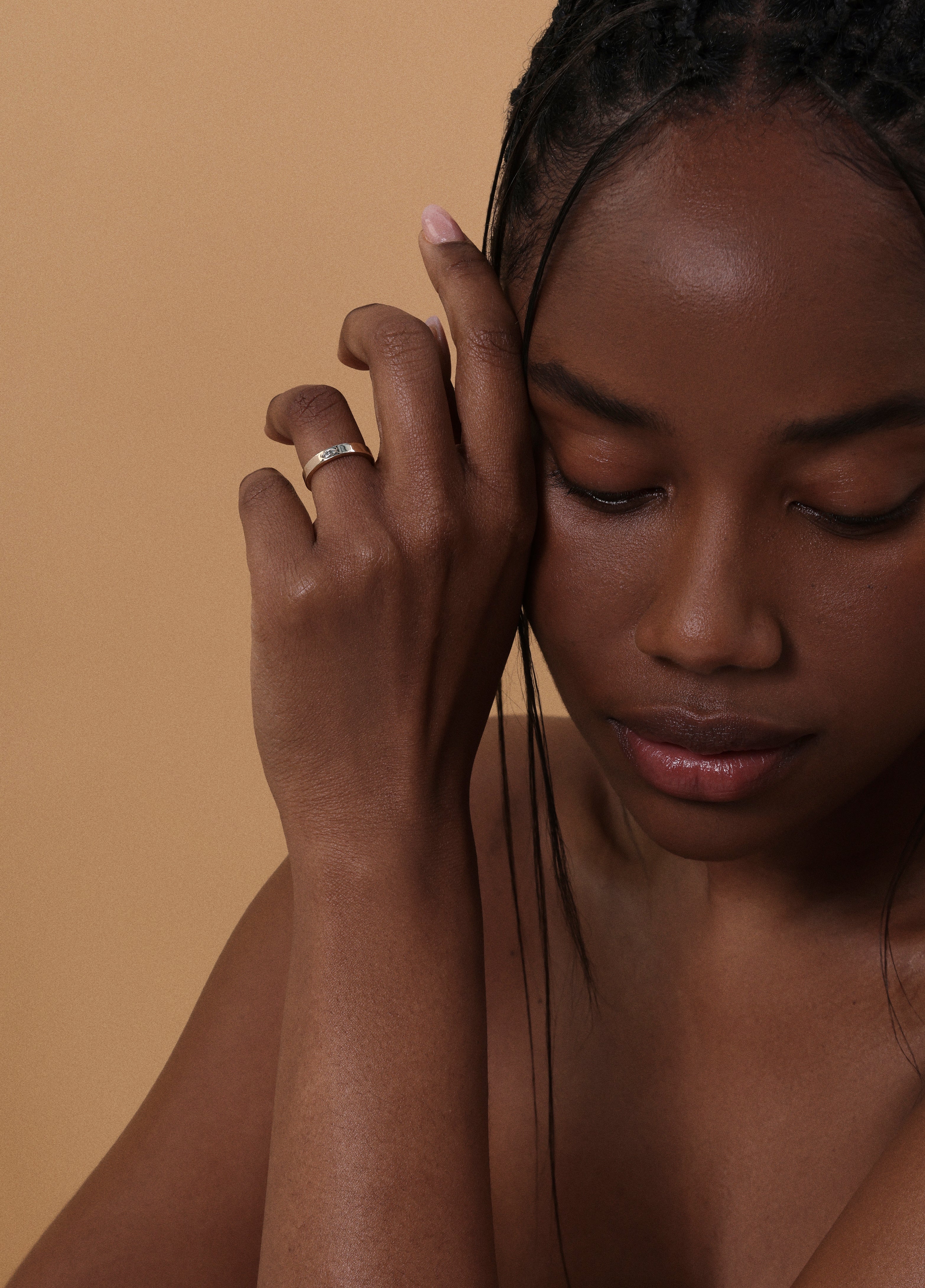 The Little Marquise Ring by East London jeweller Rachel Boston | Discover our collections of unique and timeless engagement rings, wedding rings, and modern fine jewellery.