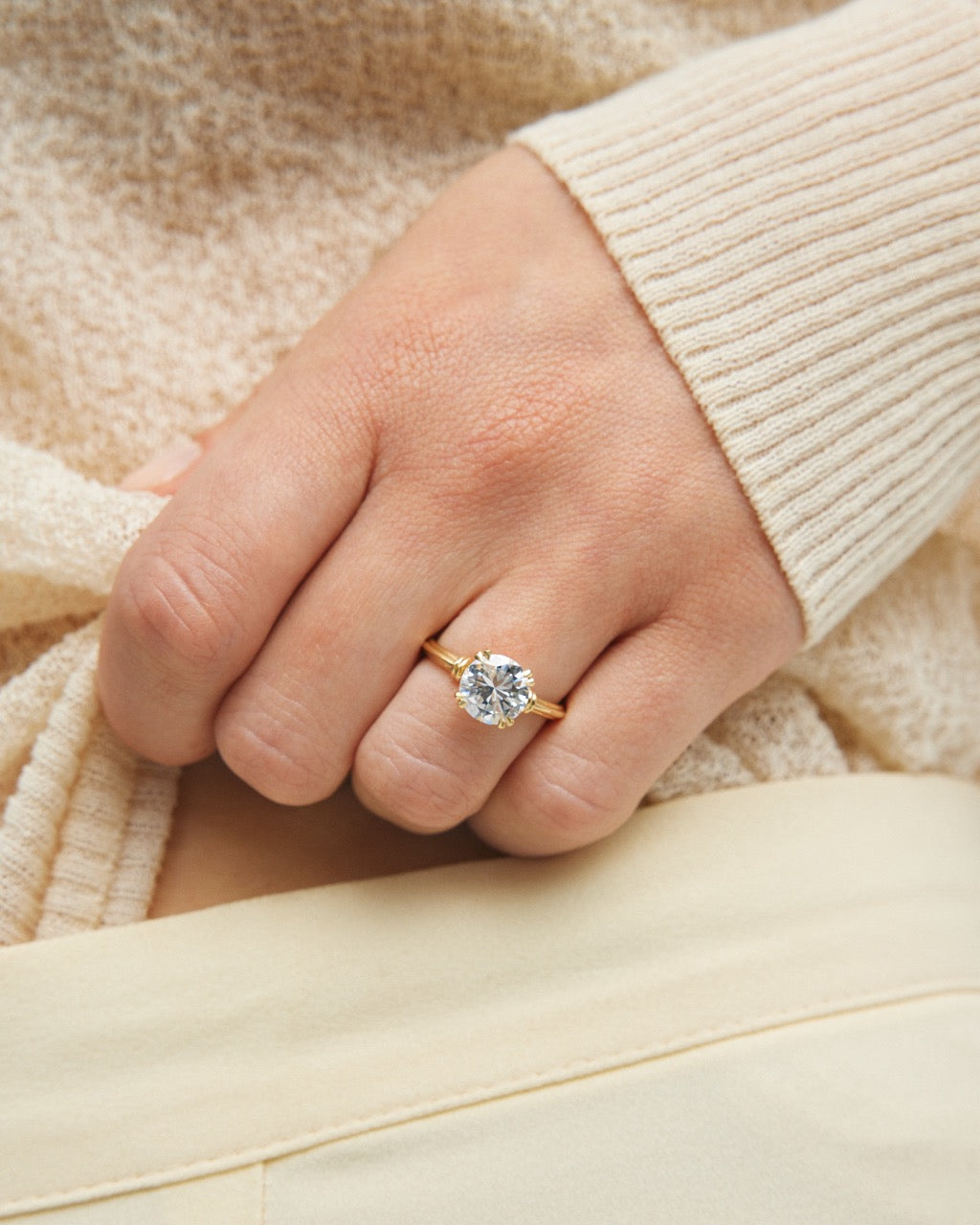 The X- PASCAL Ring by East London jeweller Rachel Boston | Discover our collections of unique and timeless engagement rings, wedding rings, and modern fine jewellery.