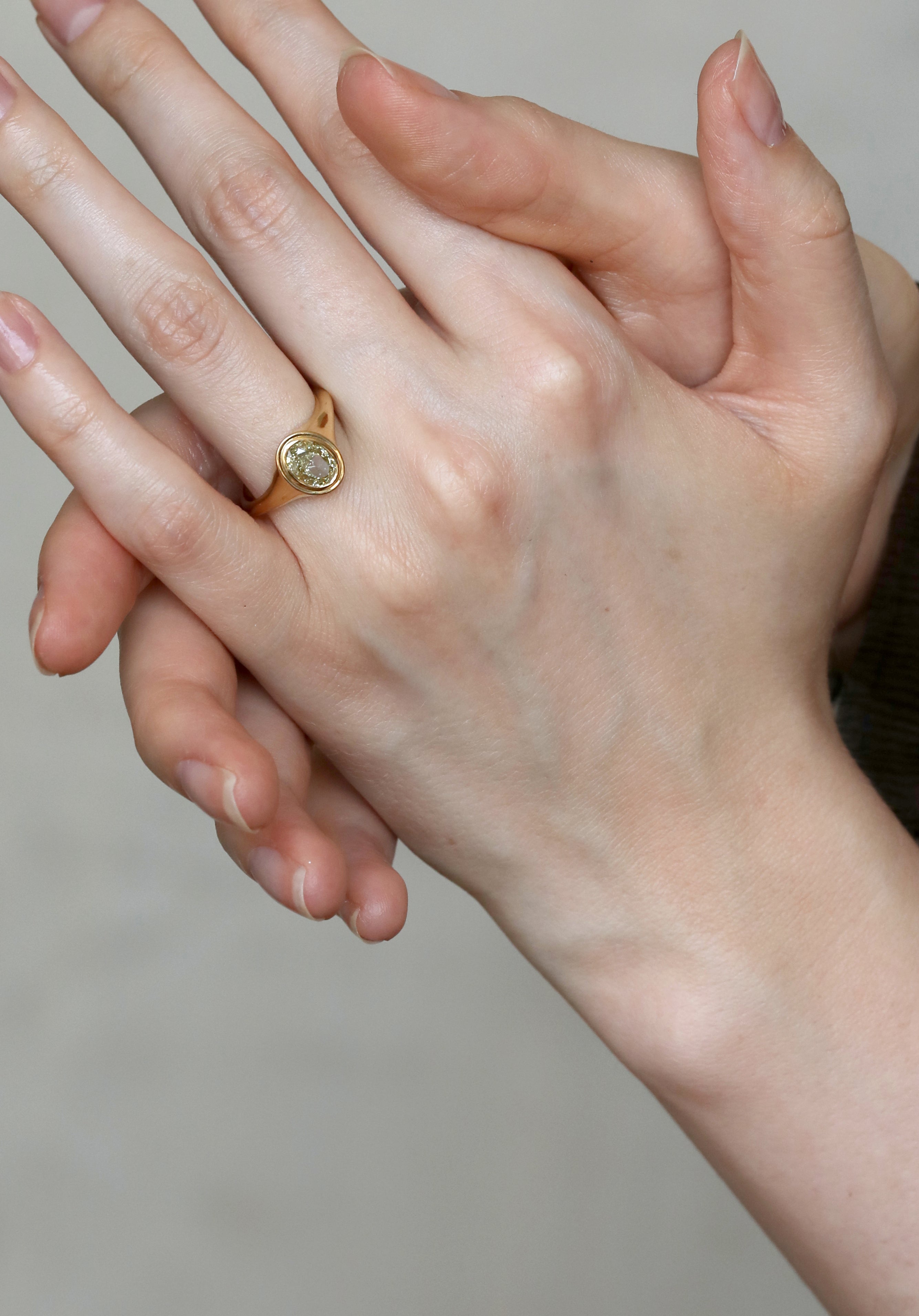 The Quintus Ring - 1.29ct Yellow by East London jeweller Rachel Boston | Discover our collections of unique and timeless engagement rings, wedding rings, and modern fine jewellery.