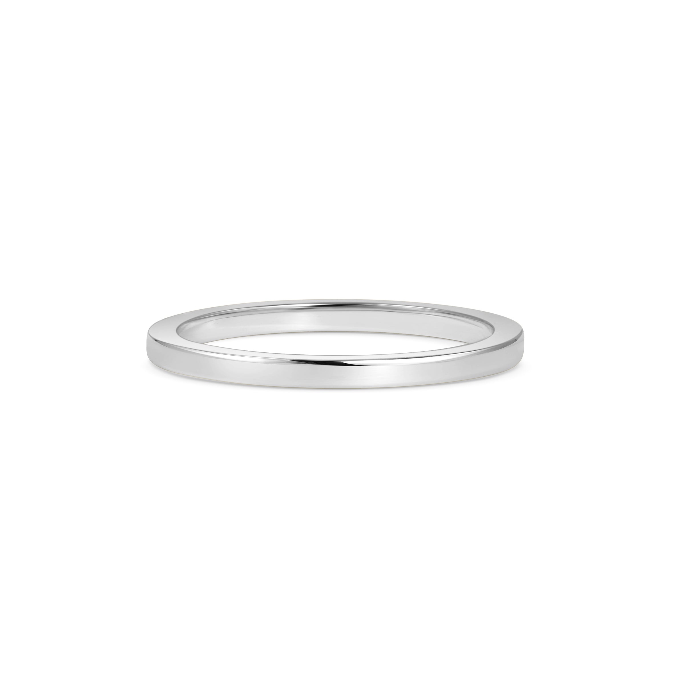 The Flat Band - 1.5mm by East London jeweller Rachel Boston | Discover our collections of unique and timeless engagement rings, wedding rings, and modern fine jewellery.