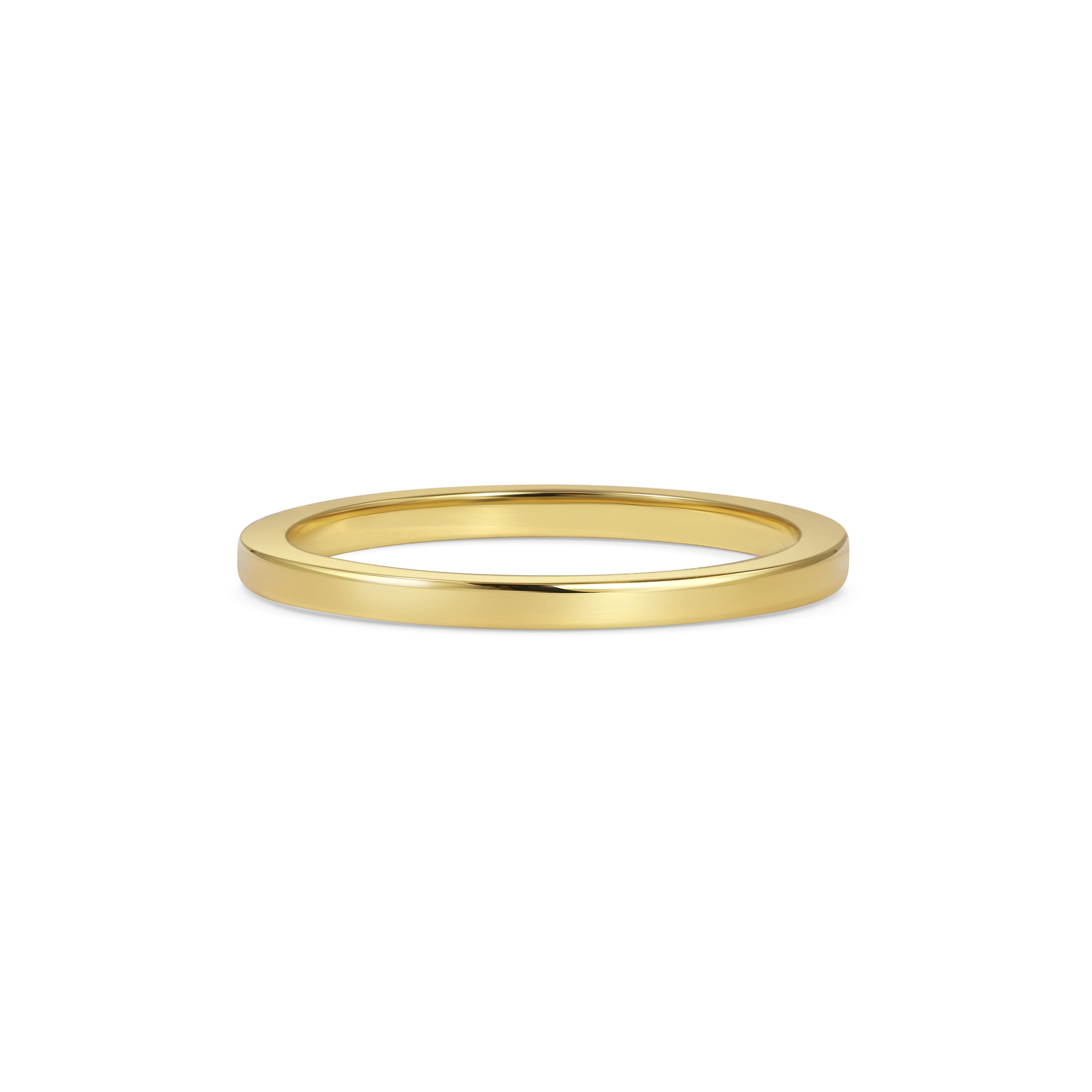 The Flat Band - 1.5mm by East London jeweller Rachel Boston | Discover our collections of unique and timeless engagement rings, wedding rings, and modern fine jewellery.