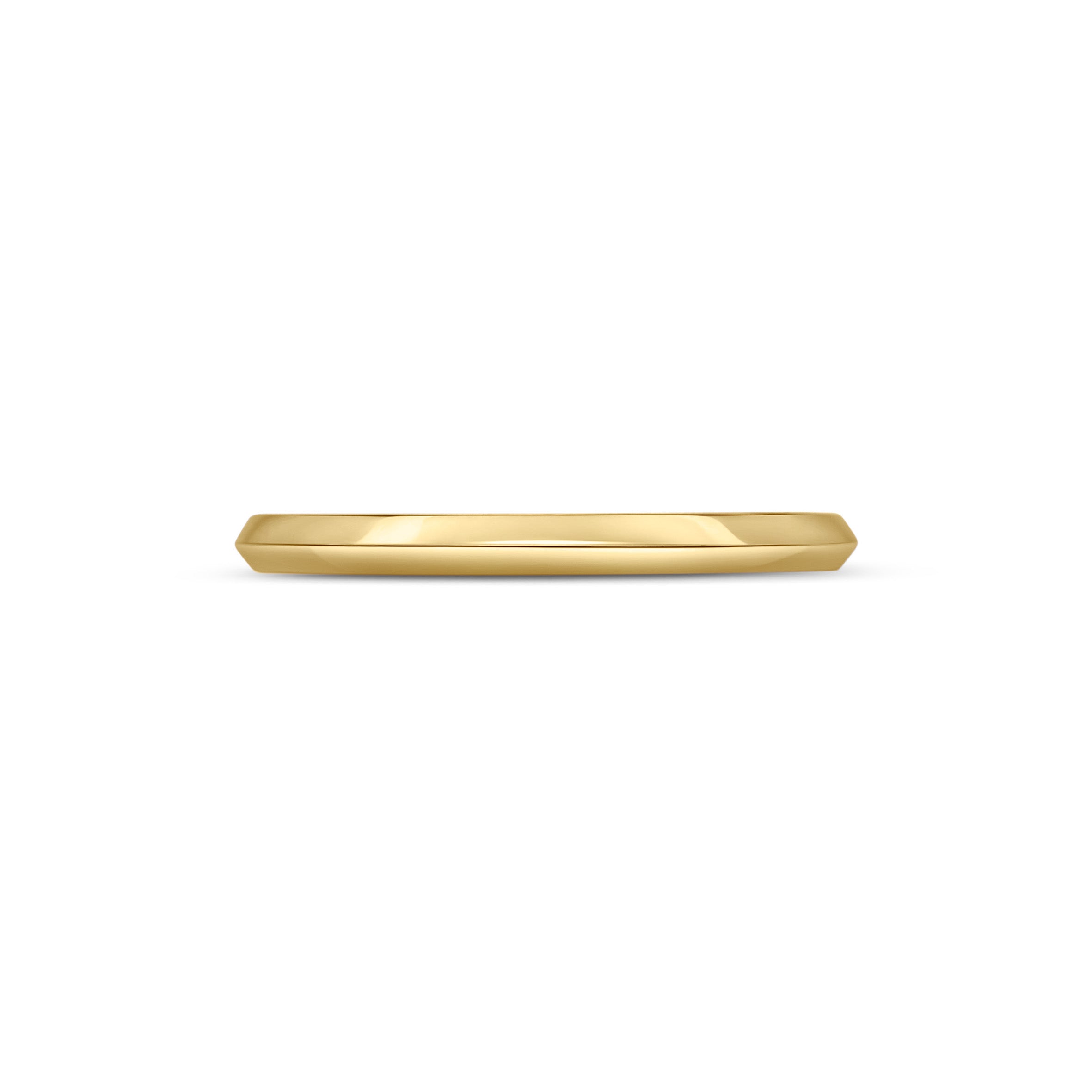 The Knife Edge Band - 1.7mm by East London jeweller Rachel Boston | Discover our collections of unique and timeless engagement rings, wedding rings, and modern fine jewellery.