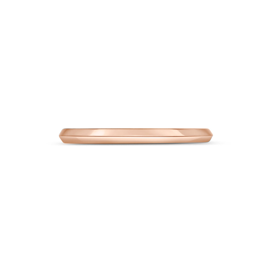 The Knife Edge Band - 2mm by East London jeweller Rachel Boston | Discover our collections of unique and timeless engagement rings, wedding rings, and modern fine jewellery. - Rachel Boston Jewellery