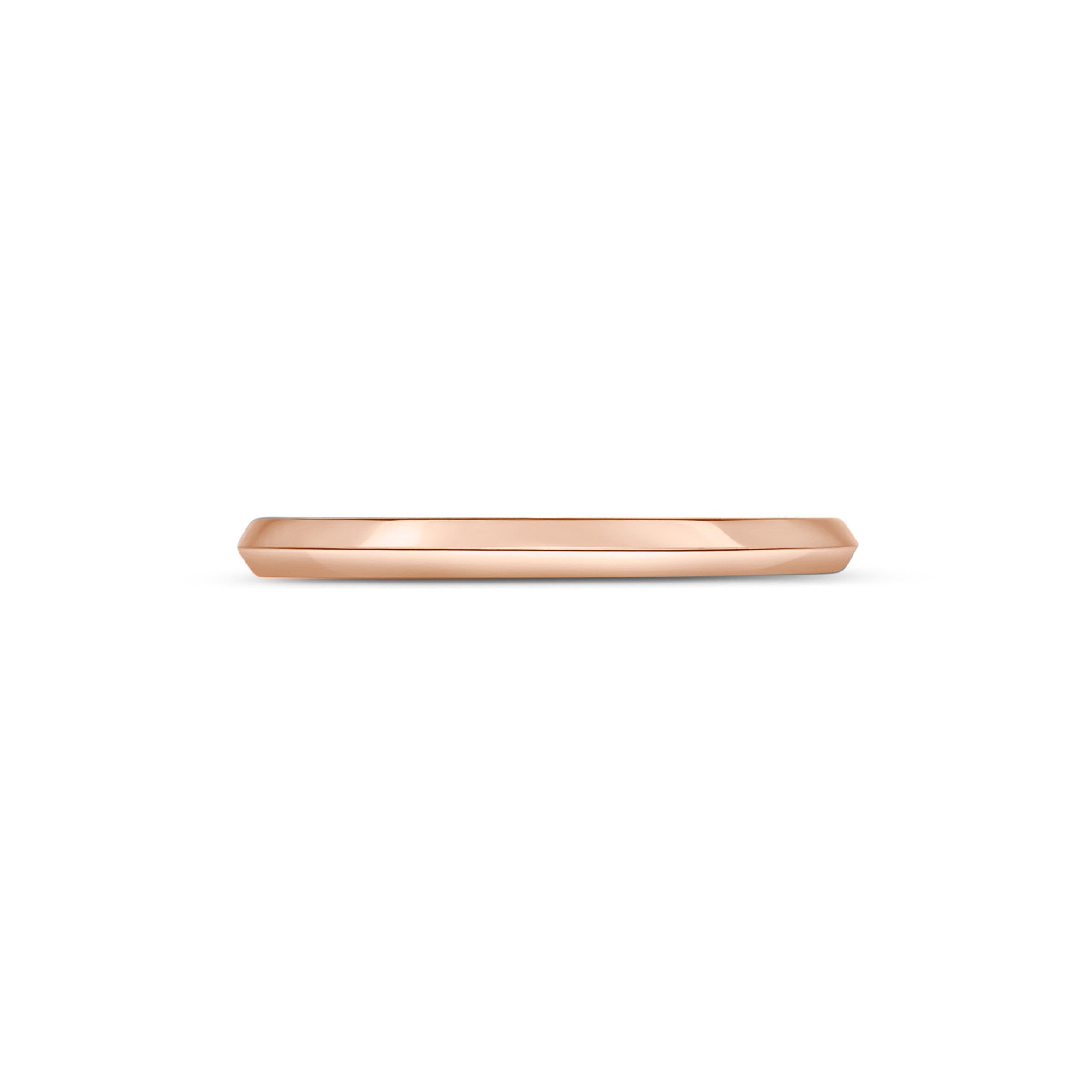 The Knife Edge Band - 2mm by East London jeweller Rachel Boston | Discover our collections of unique and timeless engagement rings, wedding rings, and modern fine jewellery.