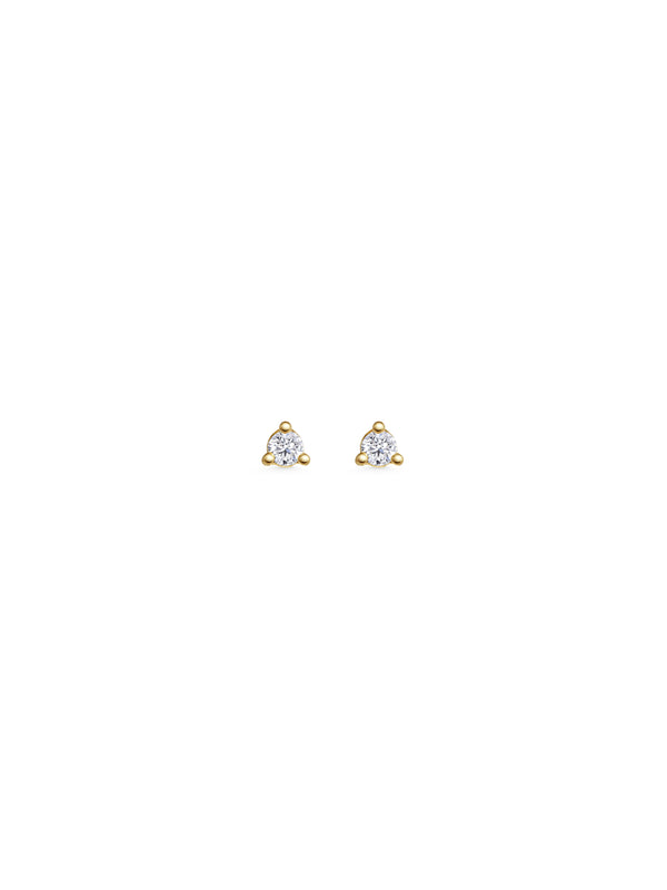 2mm Round Diamond Stud Earrings - Rachel Boston Jewellery