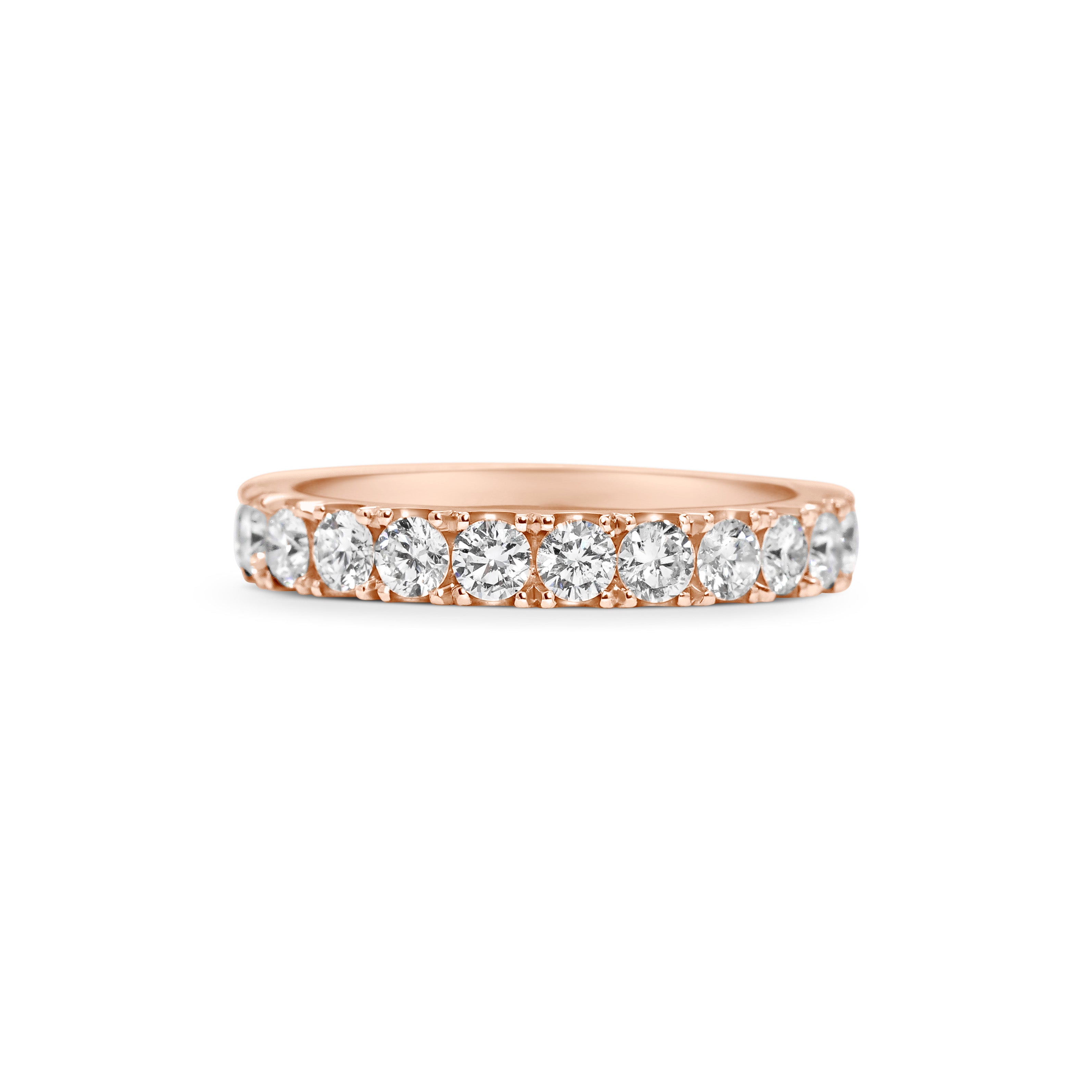 The Diamond Circulum Band - 3mm by East London jeweller Rachel Boston | Discover our collections of unique and timeless engagement rings, wedding rings, and modern fine jewellery.