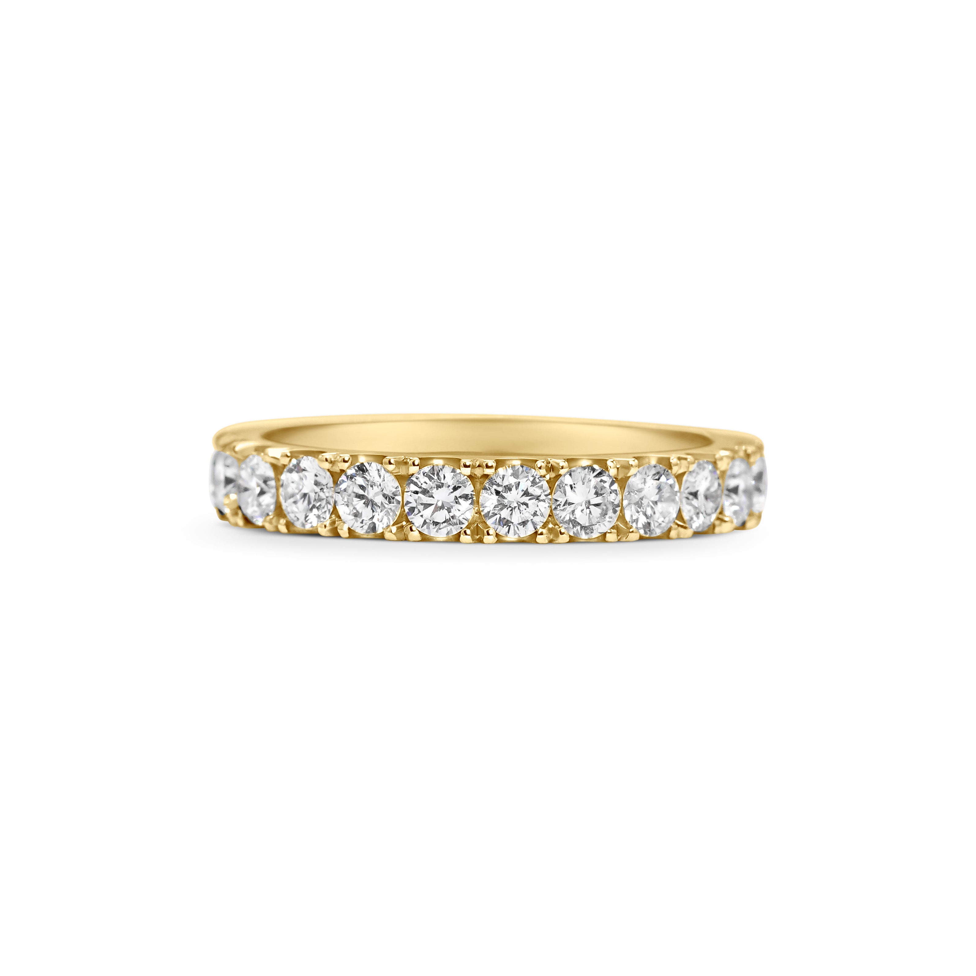 The Diamond Circulum Band - 3mm by East London jeweller Rachel Boston | Discover our collections of unique and timeless engagement rings, wedding rings, and modern fine jewellery.