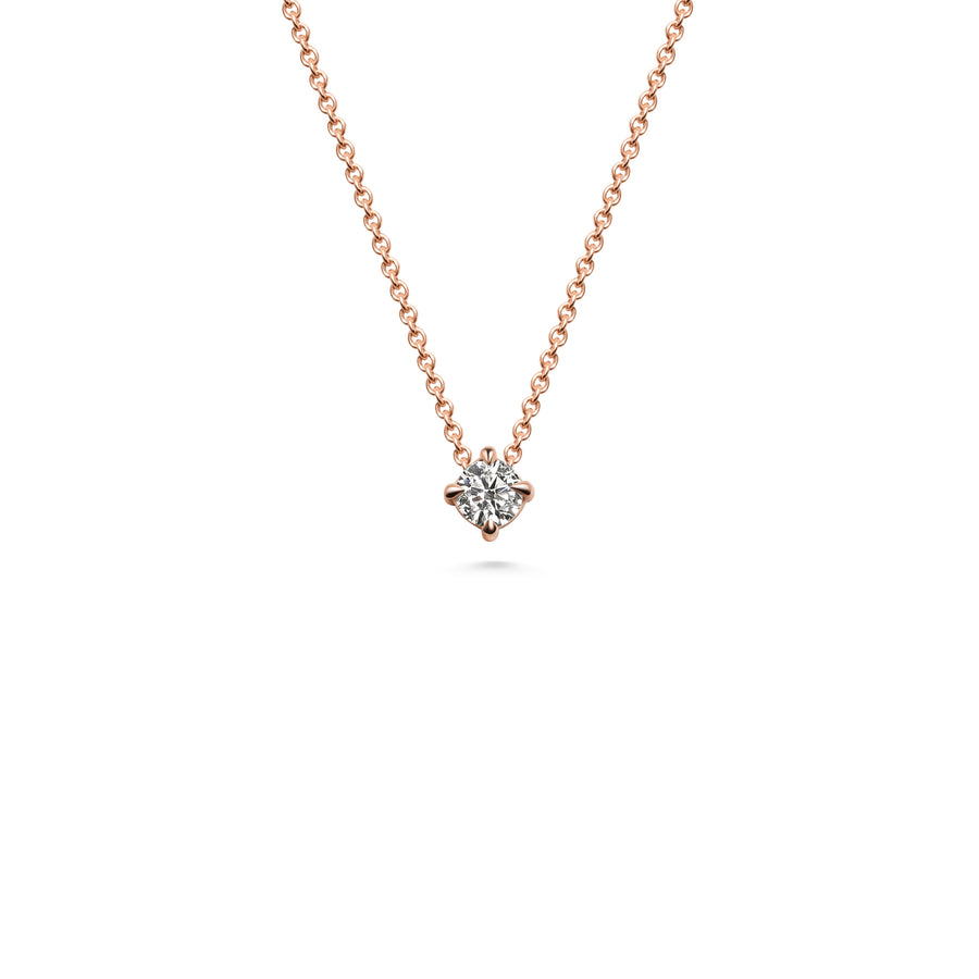 The 3mm White Diamond Slider Necklace by East London jeweller Rachel Boston | Discover our collections of unique and timeless engagement rings, wedding rings, and modern fine jewellery. - Rachel Boston Jewellery