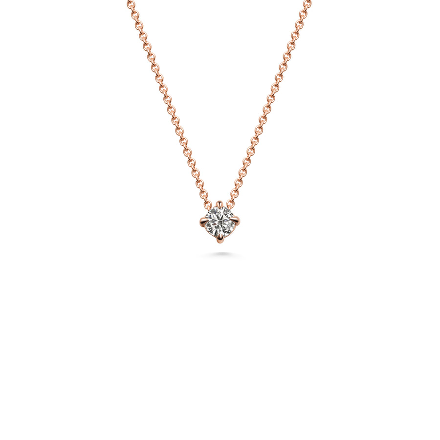 The 3mm White Diamond Slider Necklace by East London jeweller Rachel Boston | Discover our collections of unique and timeless engagement rings, wedding rings, and modern fine jewellery. - Rachel Boston Jewellery