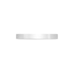 Polish Finish Flat Wedding Band - 3mm